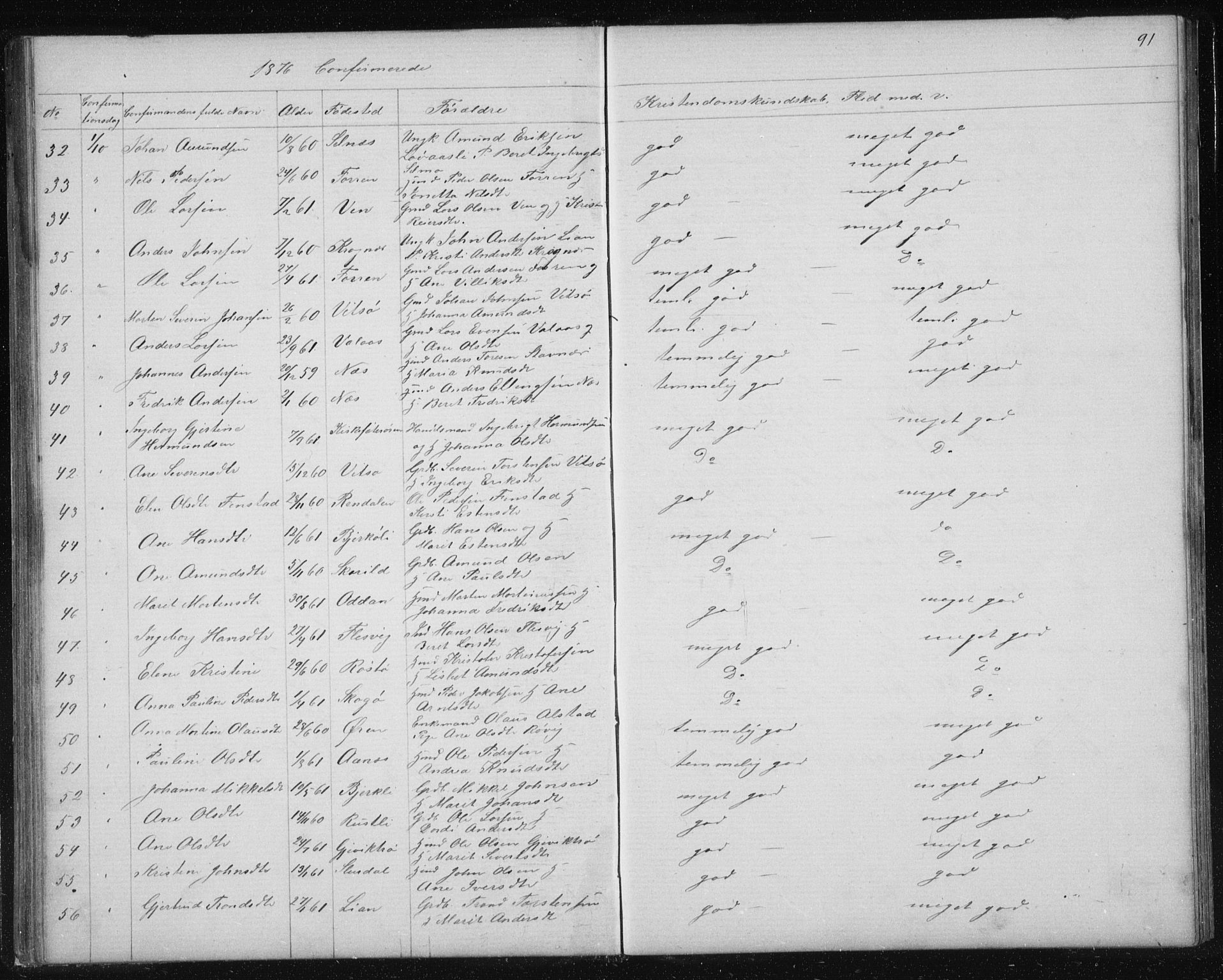 Ministerialprotokoller, klokkerbøker og fødselsregistre - Sør-Trøndelag, SAT/A-1456/630/L0503: Klokkerbok nr. 630C01, 1869-1878, s. 91