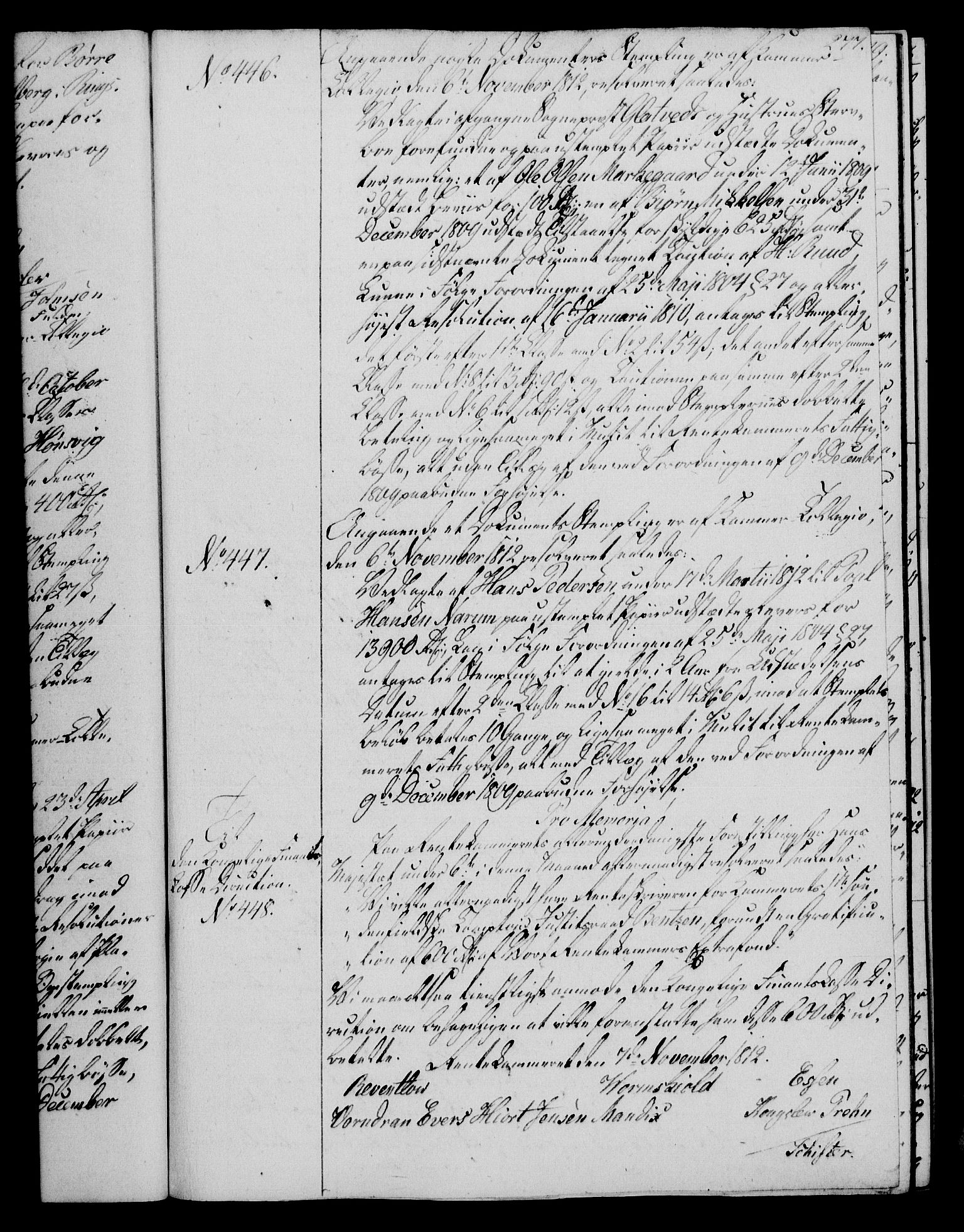 Rentekammeret, Kammerkanselliet, AV/RA-EA-3111/G/Gg/Gga/L0020: Norsk ekspedisjonsprotokoll med register (merket RK 53.20), 1811-1814, s. 277