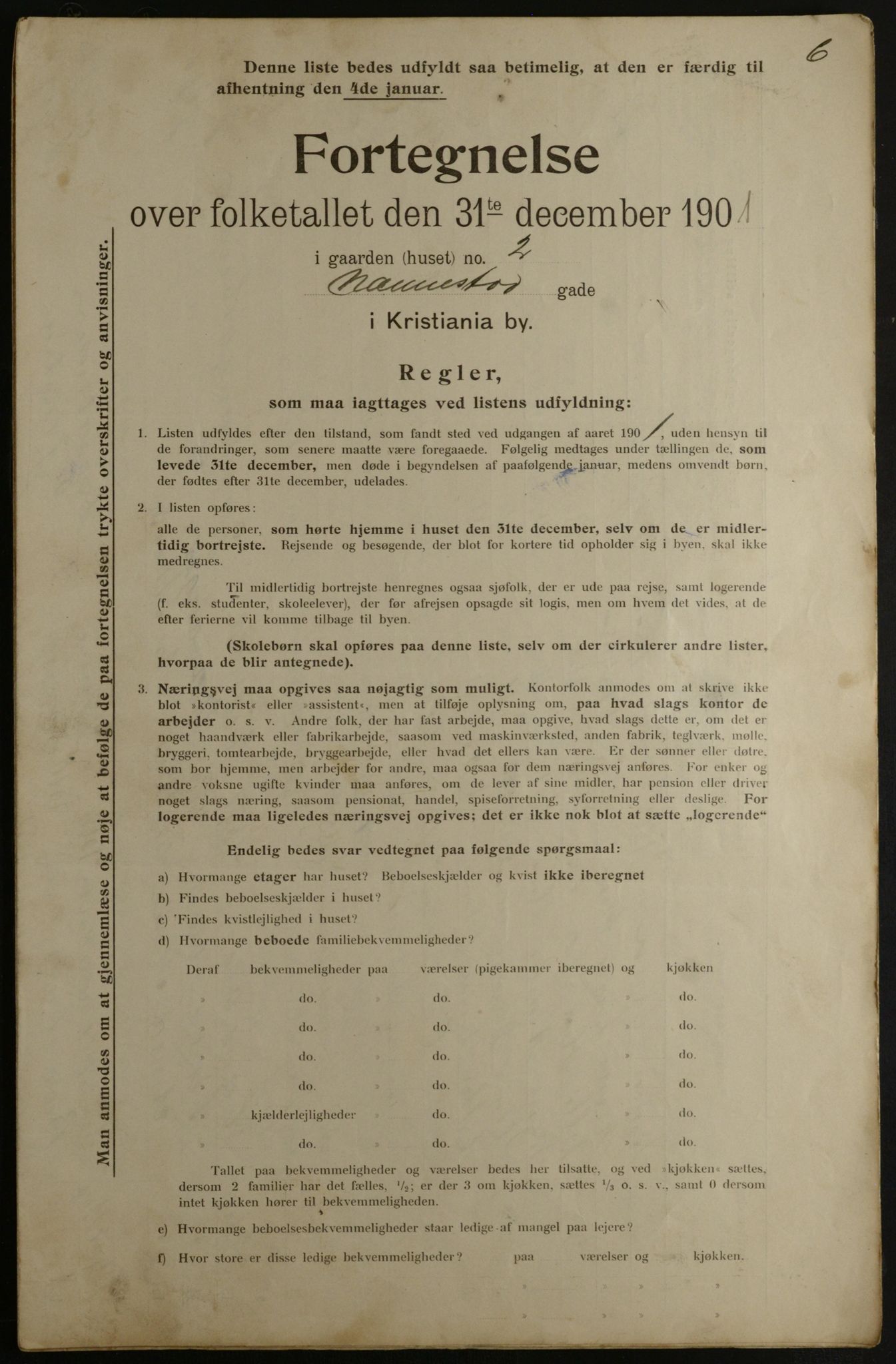 OBA, Kommunal folketelling 31.12.1901 for Kristiania kjøpstad, 1901, s. 10584