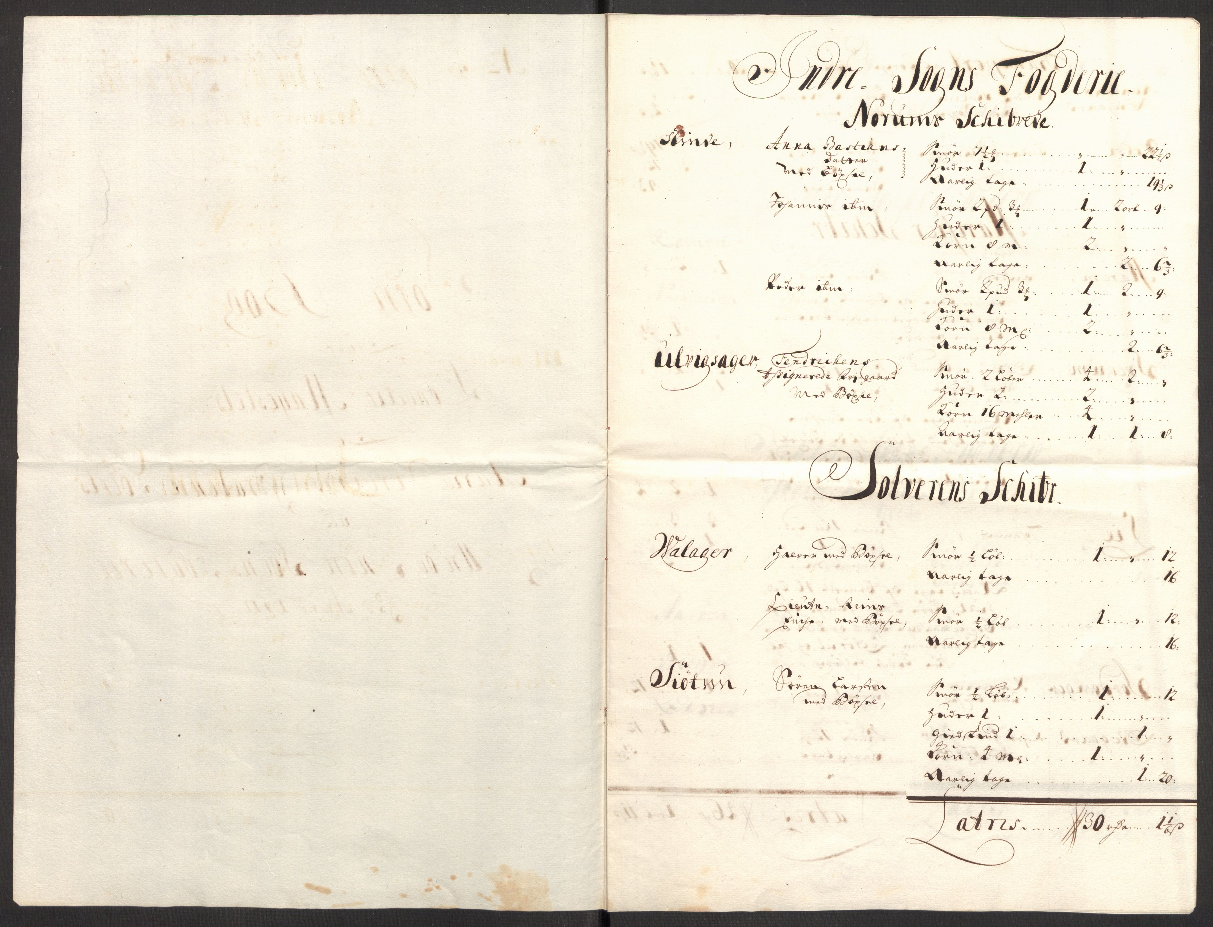 Rentekammeret inntil 1814, Reviderte regnskaper, Fogderegnskap, RA/EA-4092/R52/L3317: Fogderegnskap Sogn, 1711, s. 110