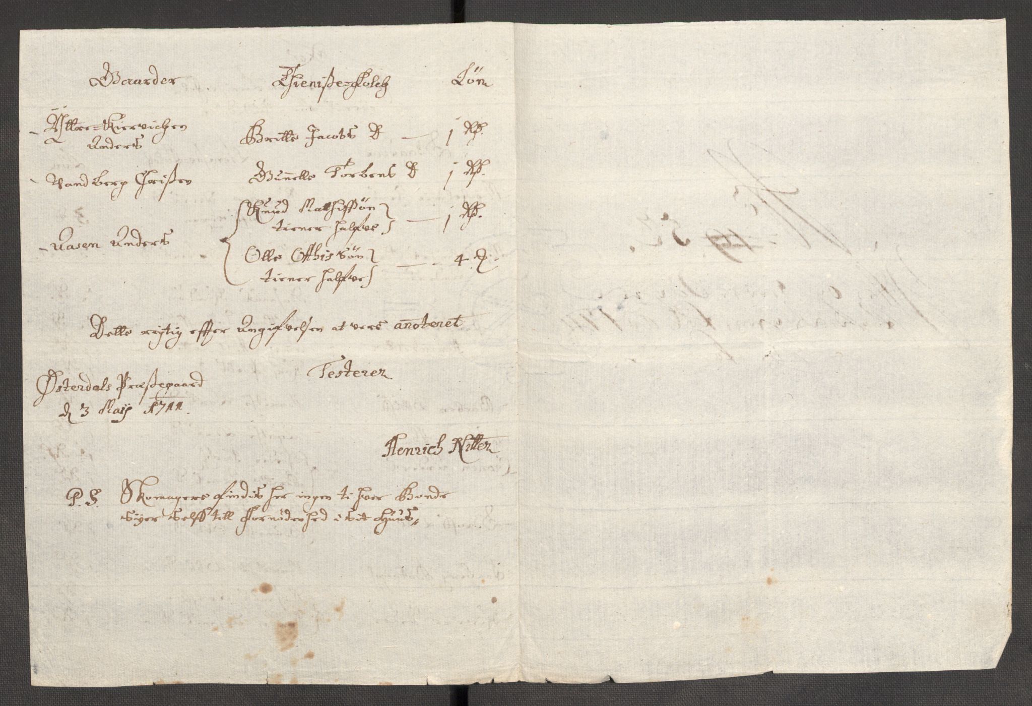 Rentekammeret inntil 1814, Reviderte regnskaper, Fogderegnskap, RA/EA-4092/R52/L3317: Fogderegnskap Sogn, 1711, s. 303