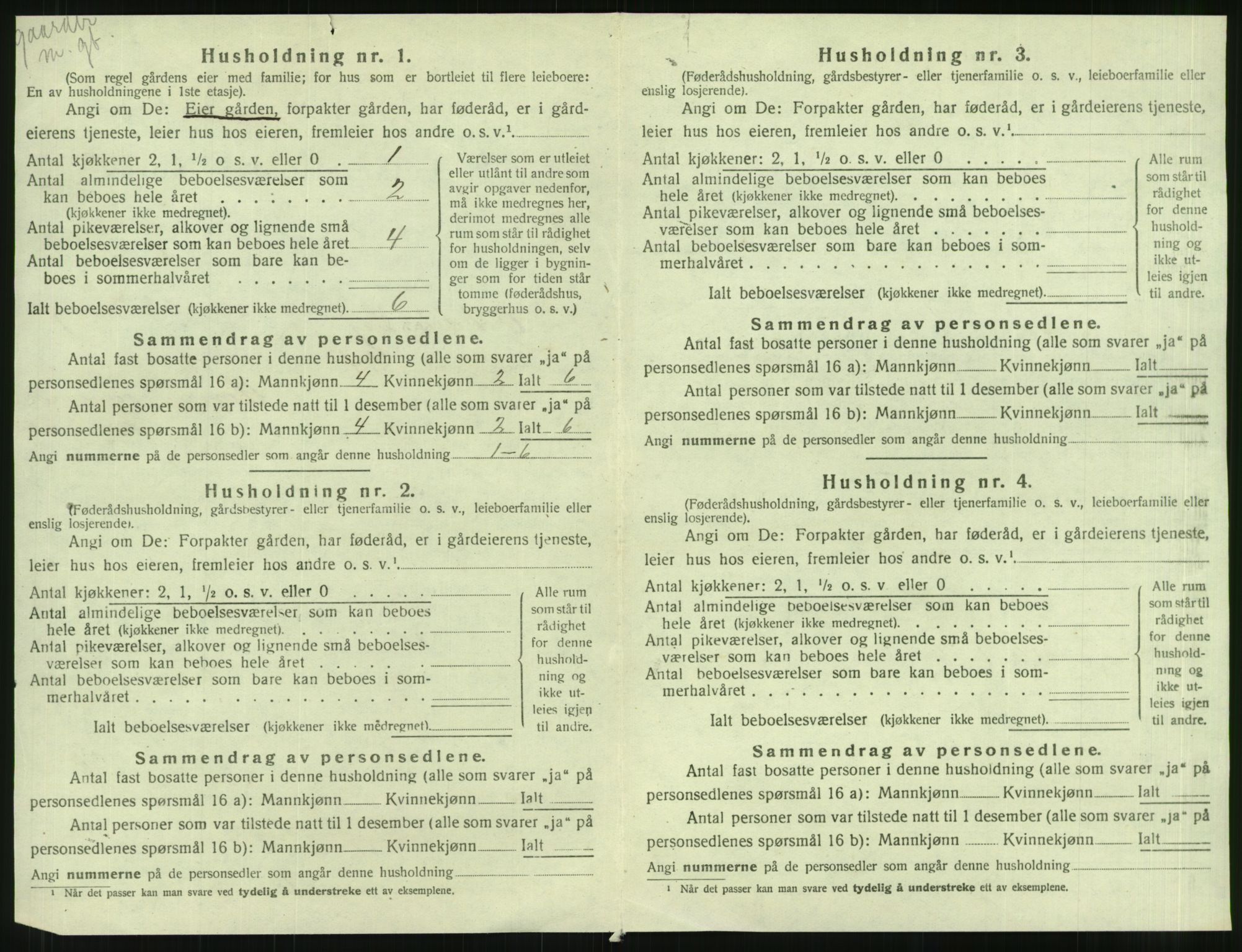 SAT, Folketelling 1920 for 1747 Otterøy herred, 1920, s. 44