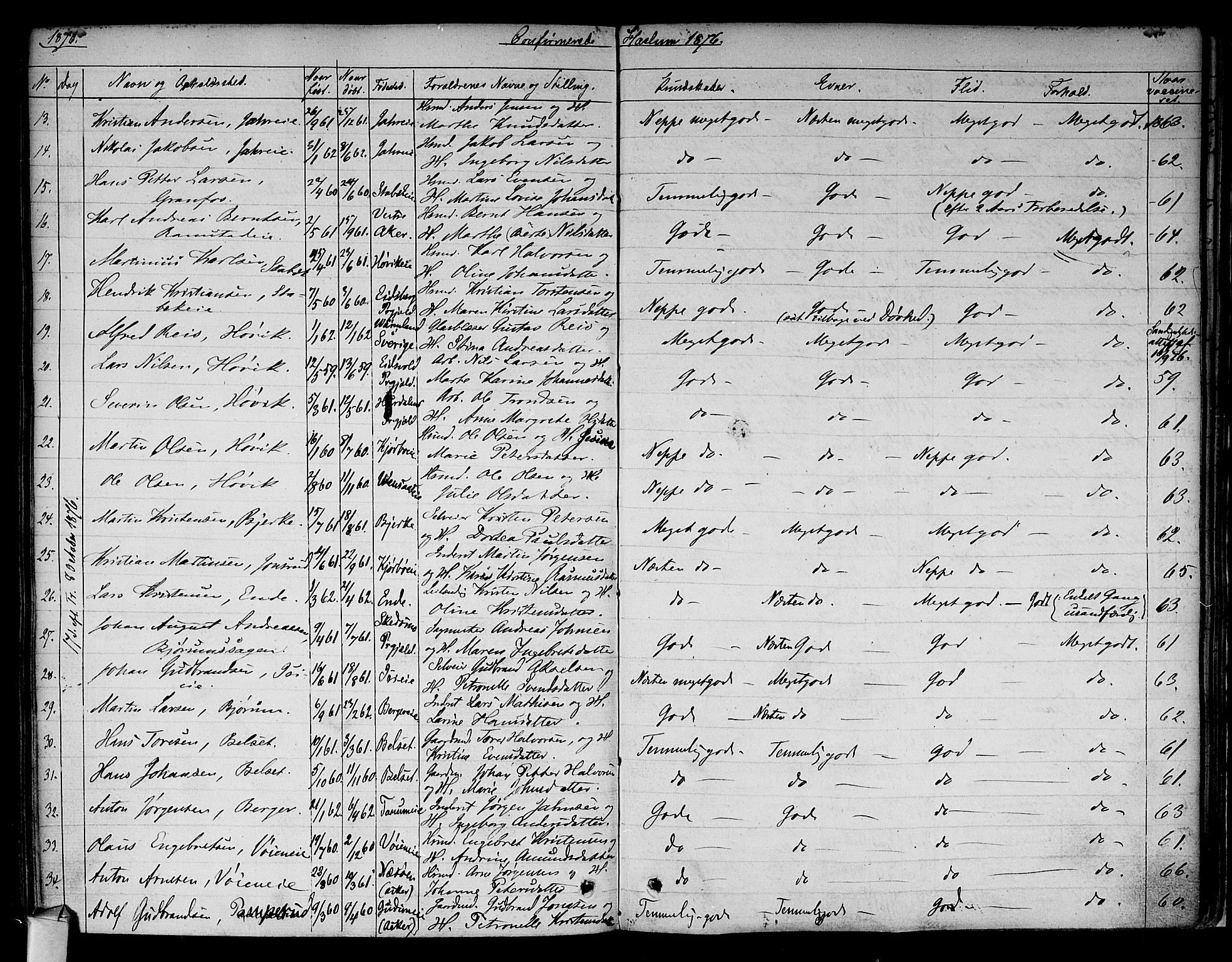 Asker prestekontor Kirkebøker, AV/SAO-A-10256a/F/Fa/L0009: Ministerialbok nr. I 9, 1825-1878, s. 328