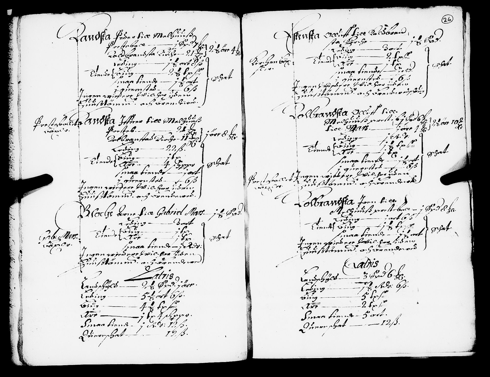 Rentekammeret inntil 1814, Realistisk ordnet avdeling, AV/RA-EA-4070/N/Nb/Nba/L0051: Gauldal fogderi, 1667, s. 25b-26a