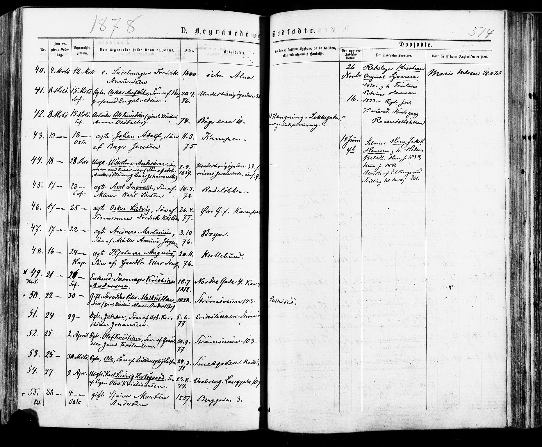 Østre Aker prestekontor Kirkebøker, AV/SAO-A-10840/F/Fa/L0004: Ministerialbok nr. I 4, 1876-1889, s. 514