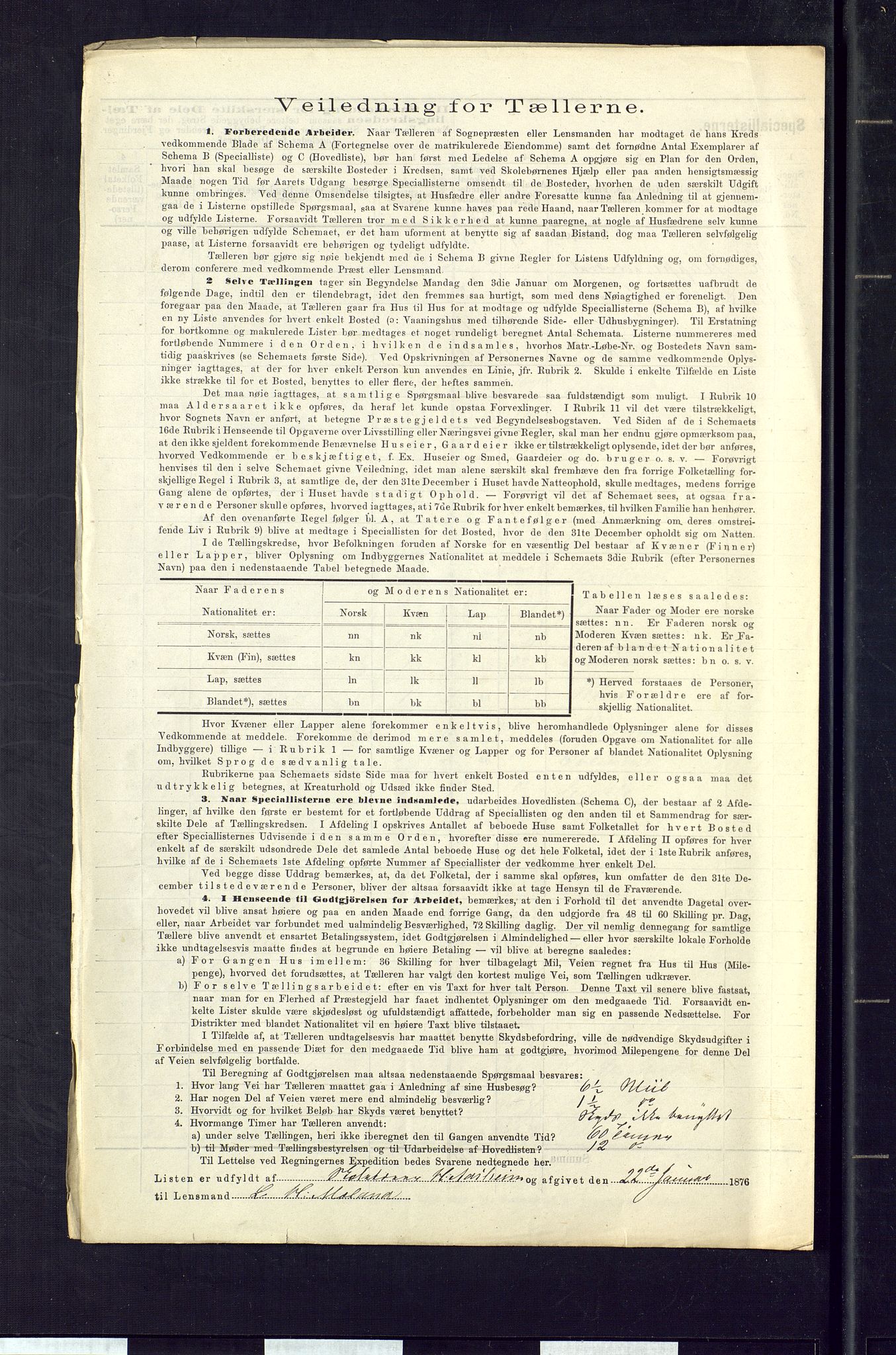 SAKO, Folketelling 1875 for 0820P Lunde prestegjeld, 1875, s. 27