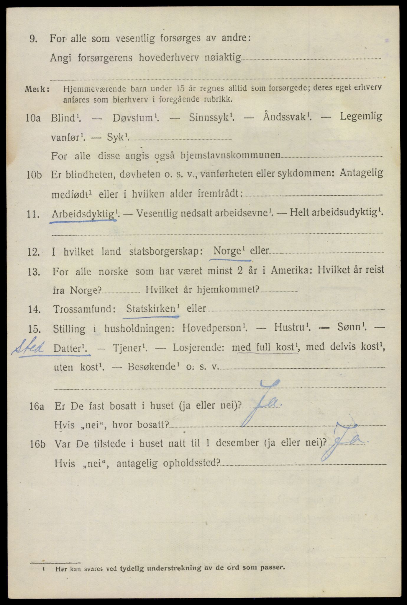SAO, Folketelling 1920 for 0130 Tune herred, 1920, s. 3103