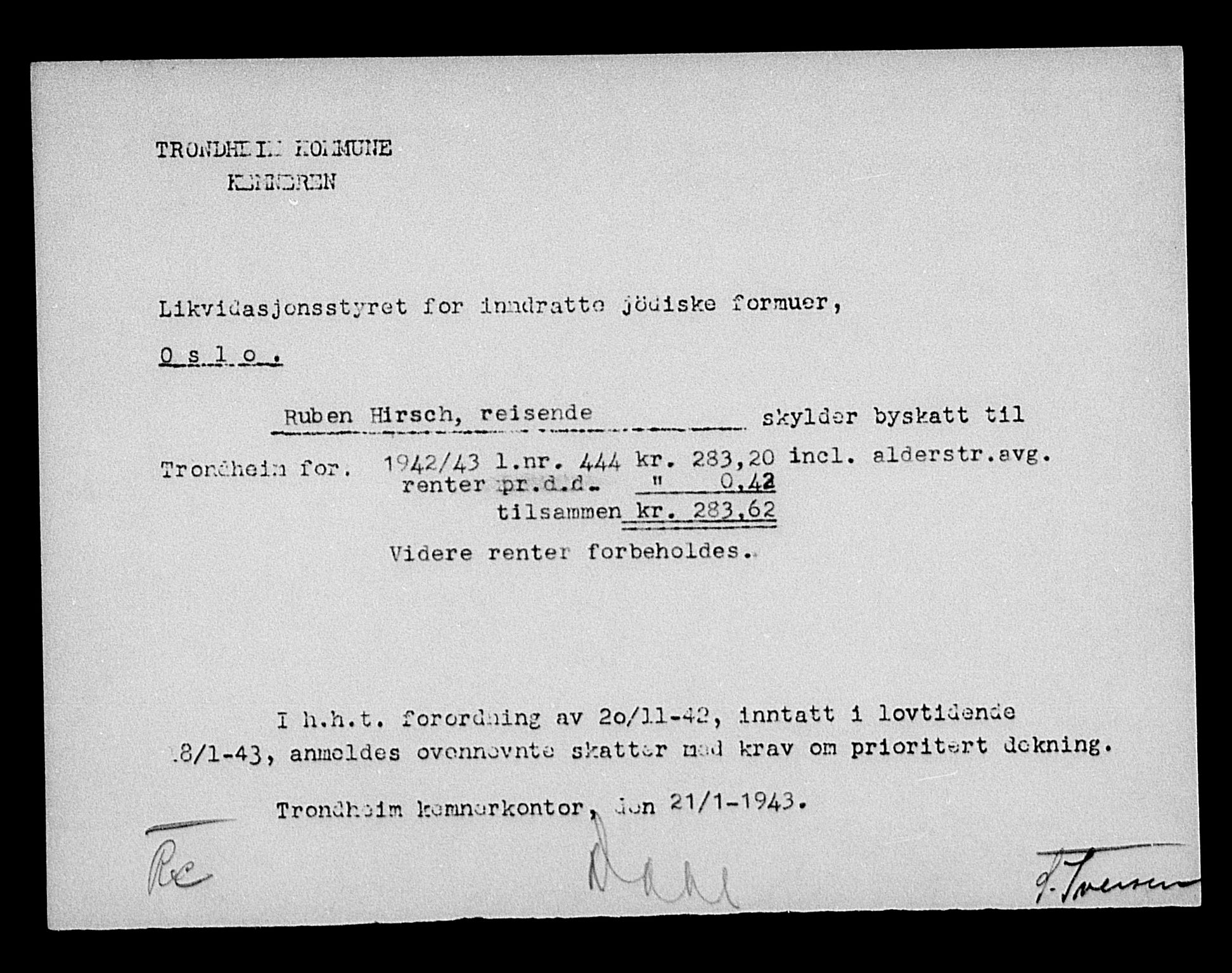 Justisdepartementet, Tilbakeføringskontoret for inndratte formuer, AV/RA-S-1564/H/Hc/Hca/L0896: --, 1945-1947, s. 299