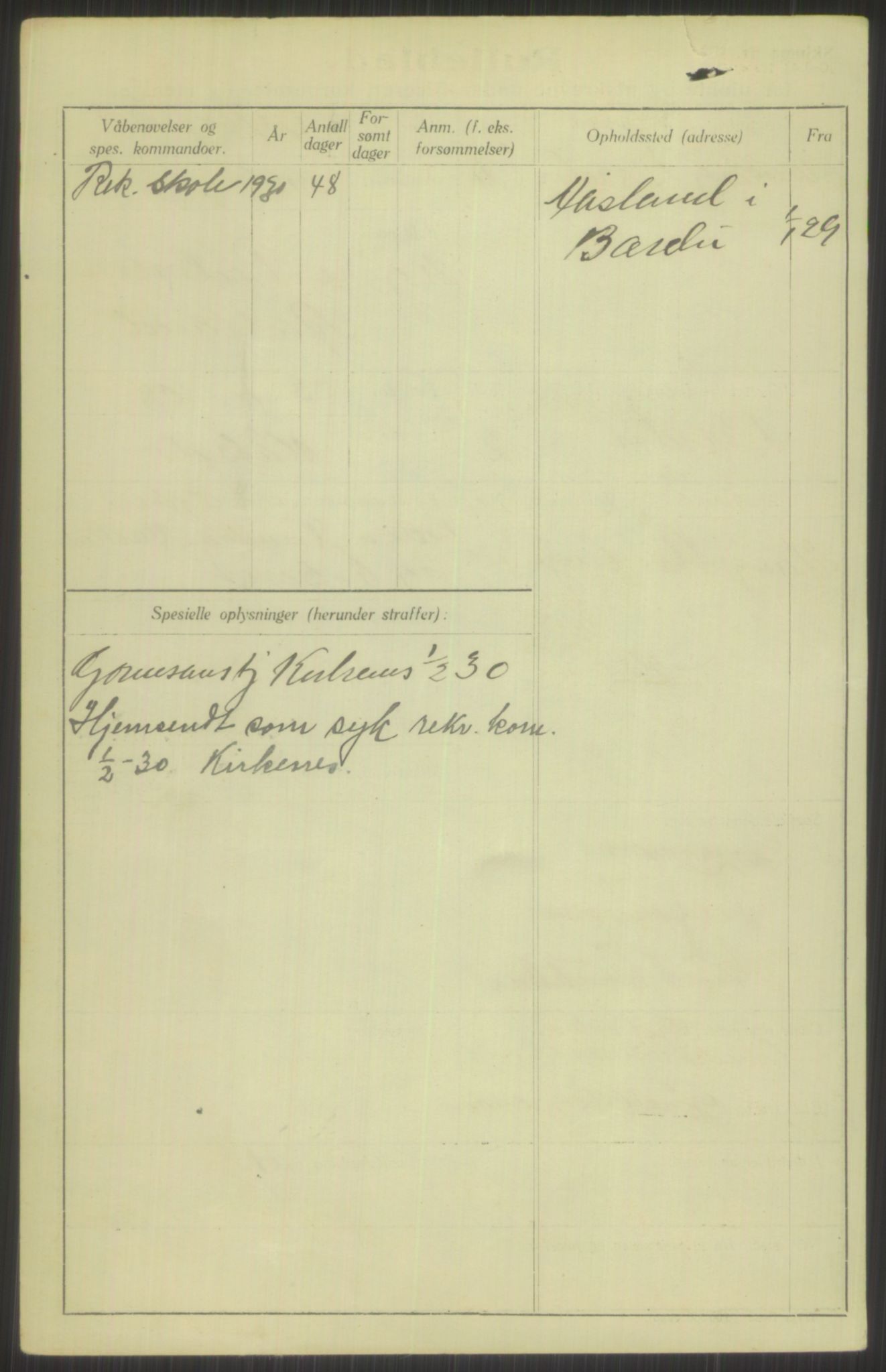 Forsvaret, Troms infanteriregiment nr. 16, AV/RA-RAFA-3146/P/Pa/L0013/0004: Rulleblad / Rulleblad for regimentets menige mannskaper, årsklasse 1929, 1929, s. 10