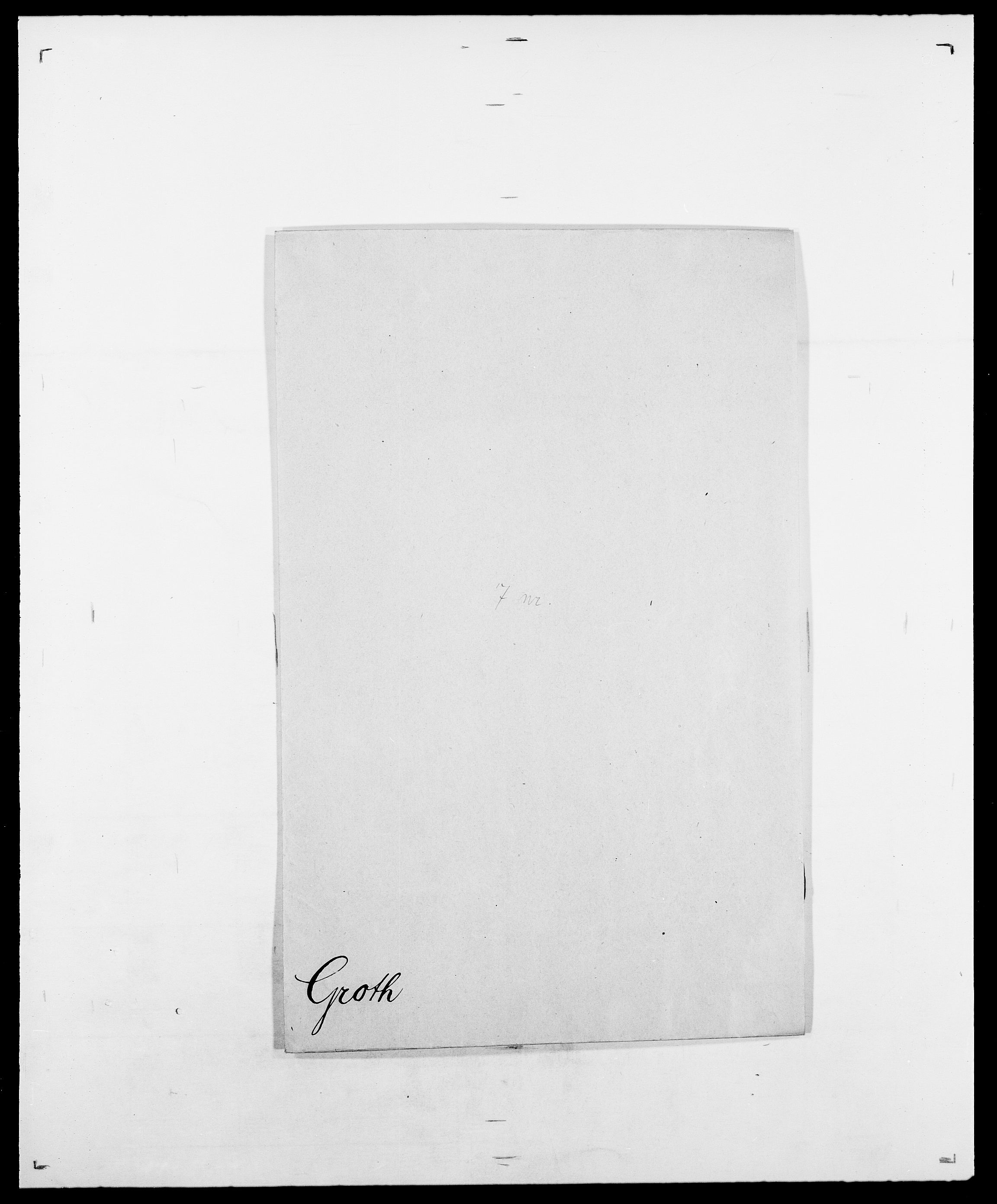 Delgobe, Charles Antoine - samling, SAO/PAO-0038/D/Da/L0015: Grodtshilling - Halvorsæth, s. 19