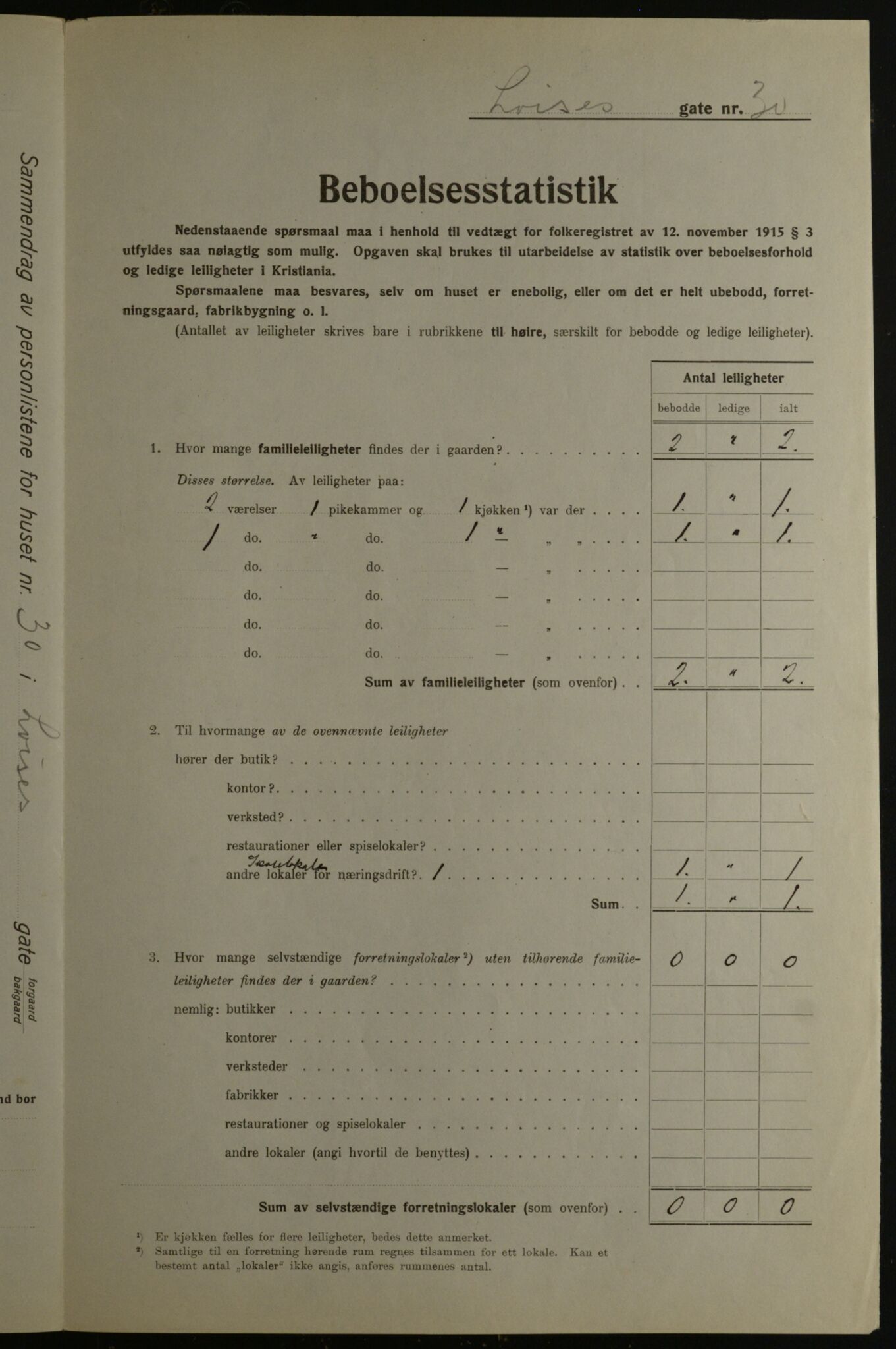 OBA, Kommunal folketelling 1.12.1923 for Kristiania, 1923, s. 64954