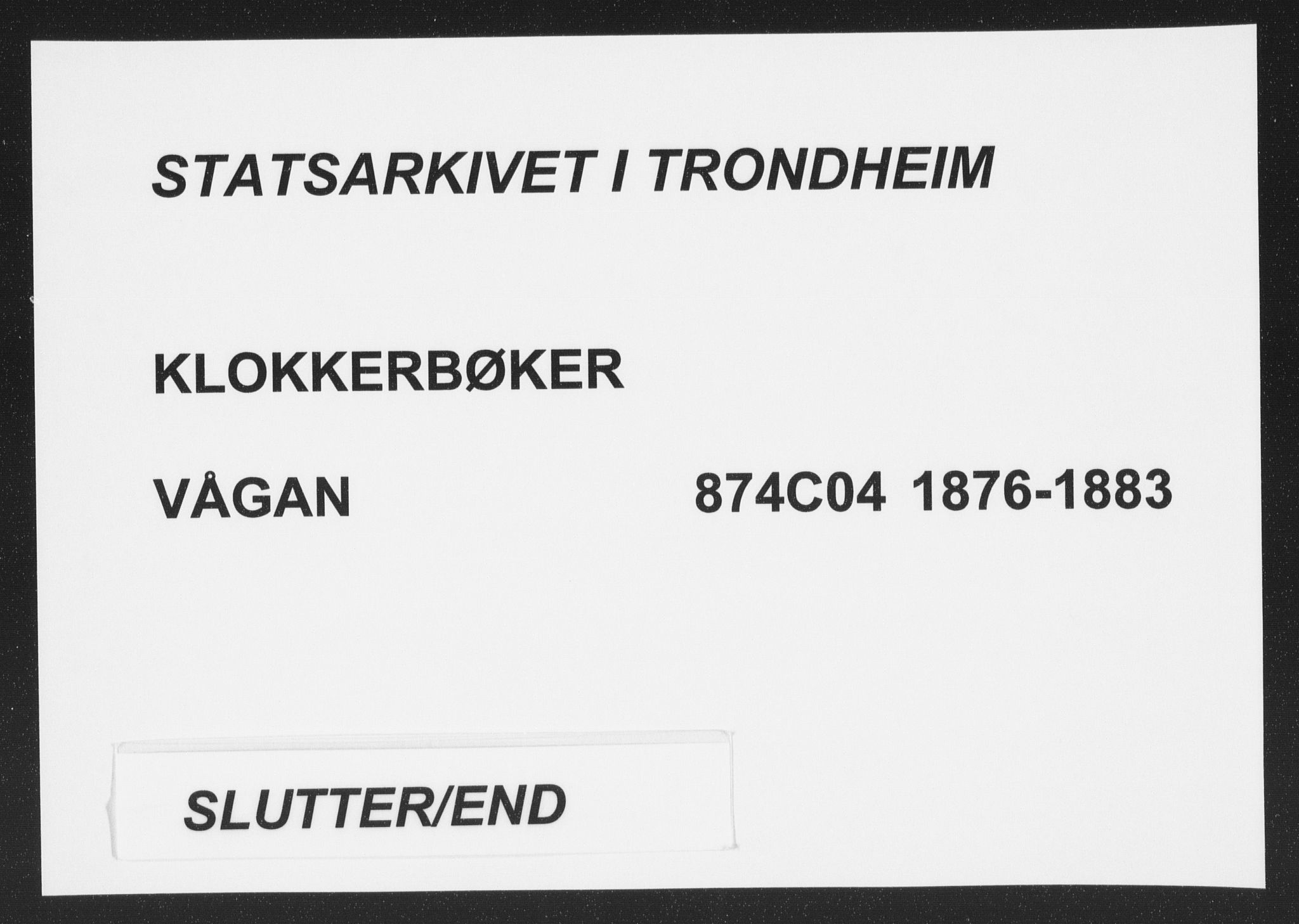 Ministerialprotokoller, klokkerbøker og fødselsregistre - Nordland, AV/SAT-A-1459/874/L1075: Klokkerbok nr. 874C04, 1876-1883