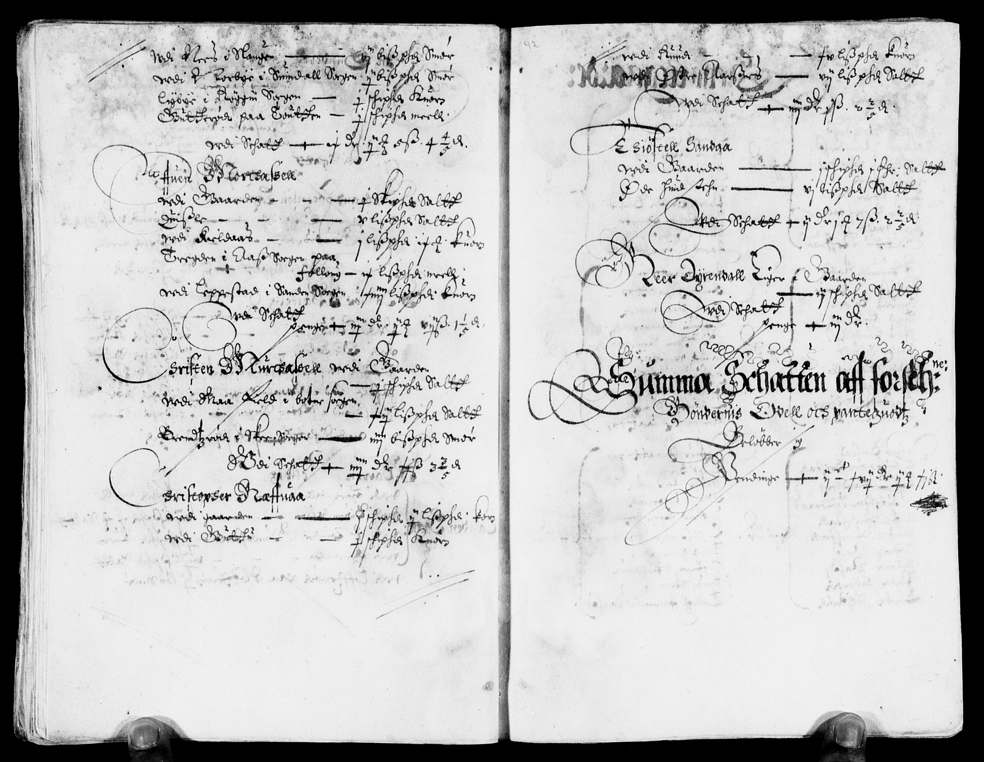 Rentekammeret inntil 1814, Reviderte regnskaper, Lensregnskaper, AV/RA-EA-5023/R/Rb/Rbo/L0024: Tønsberg len, 1642-1644