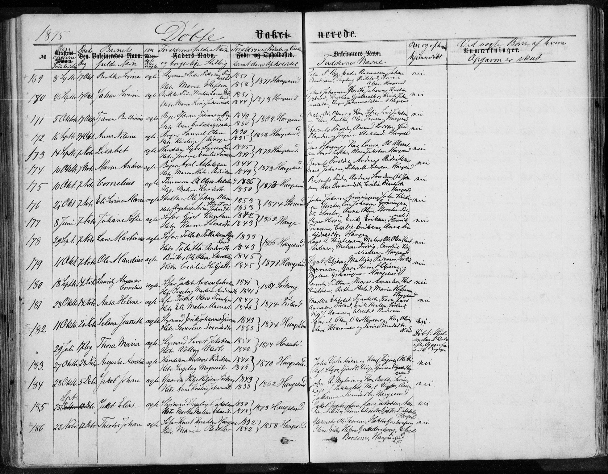 Torvastad sokneprestkontor, AV/SAST-A -101857/H/Ha/Haa/L0013: Ministerialbok nr. A 12.2, 1867-1877