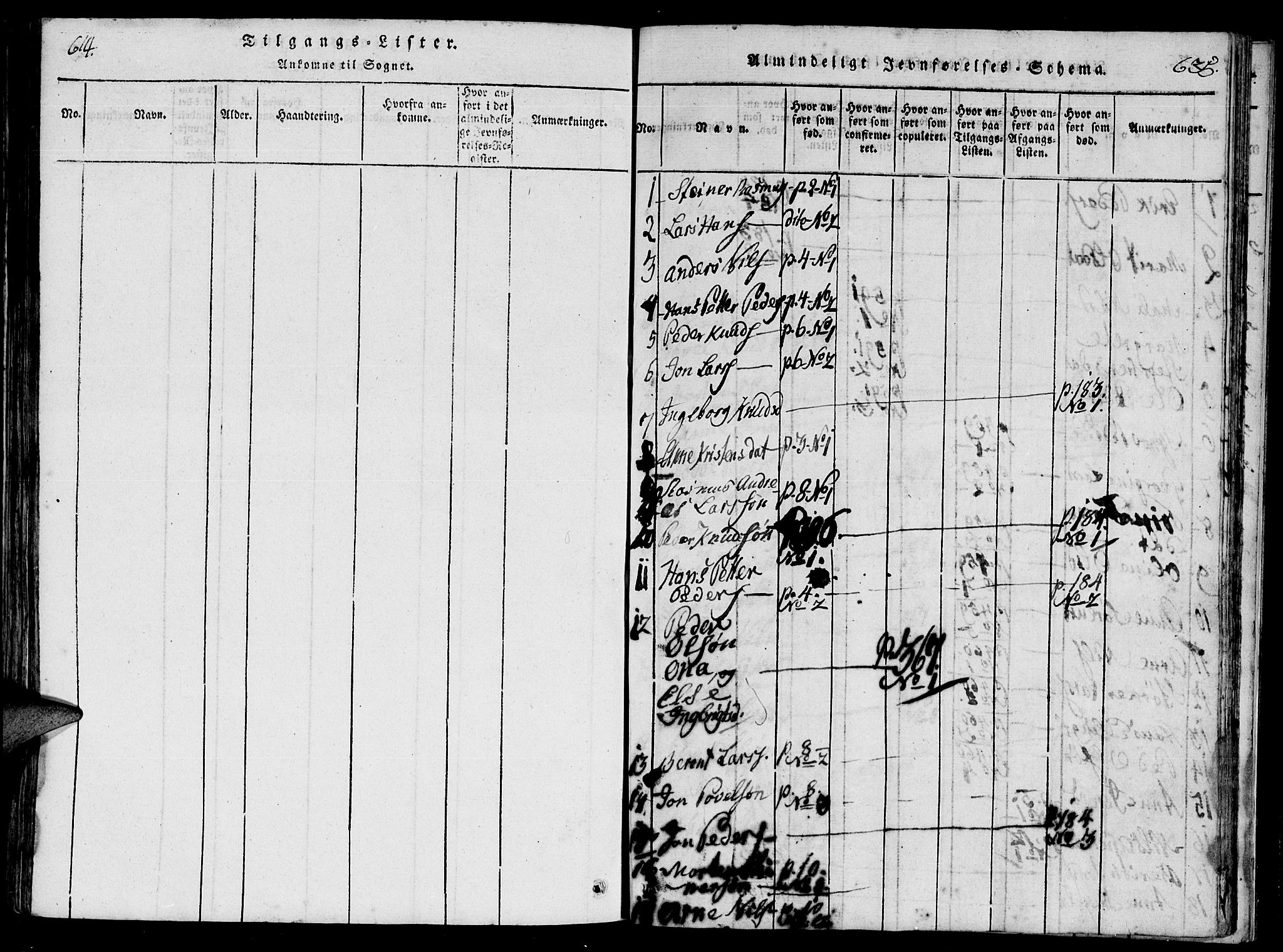 Ministerialprotokoller, klokkerbøker og fødselsregistre - Møre og Romsdal, SAT/A-1454/561/L0727: Ministerialbok nr. 561A01, 1817-1858, s. 634-635