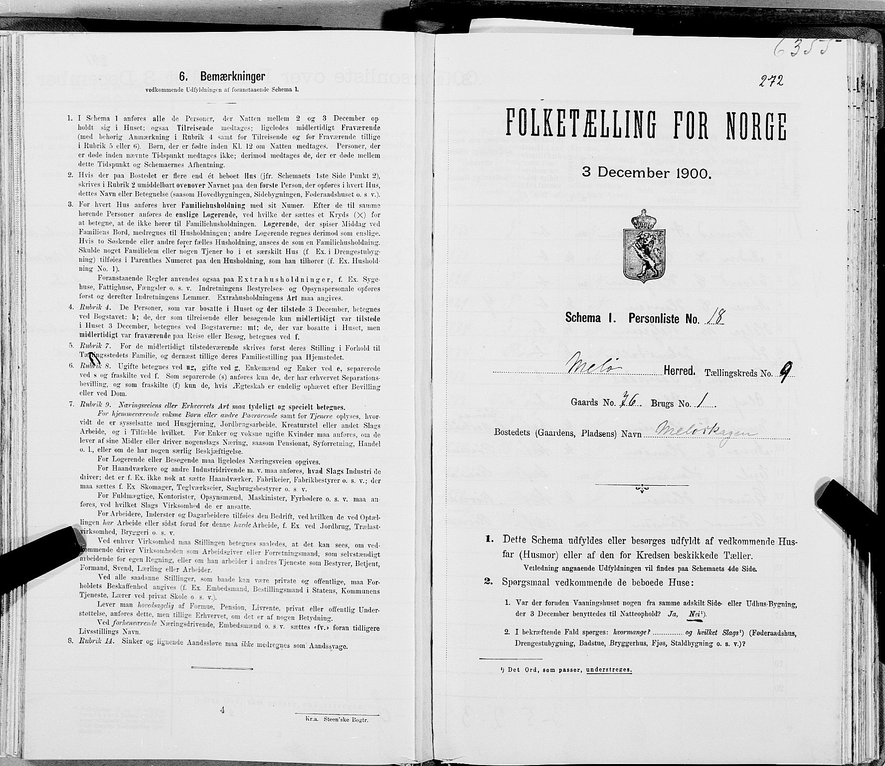 SAT, Folketelling 1900 for 1837 Meløy herred, 1900, s. 1358