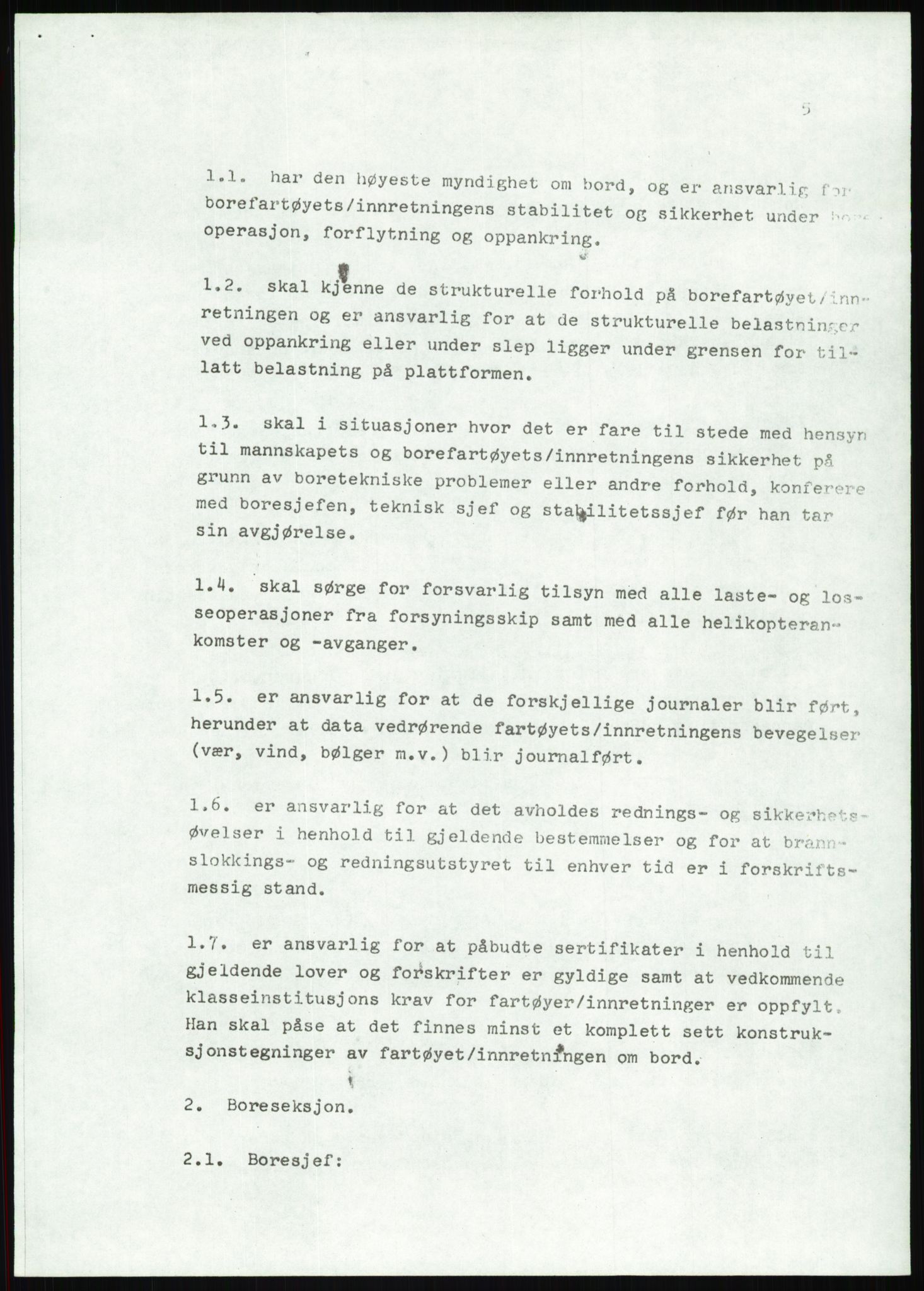 Justisdepartementet, Granskningskommisjonen ved Alexander Kielland-ulykken 27.3.1980, RA/S-1165/D/L0012: H Sjøfartsdirektoratet/Skipskontrollen (Doku.liste + H1-H11, H13, H16-H22 av 52), 1980-1981, s. 345