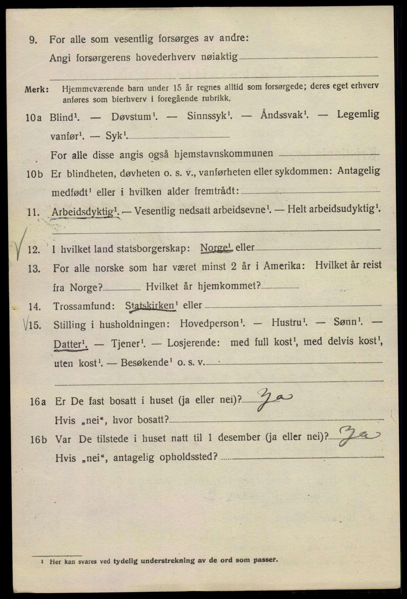 SAO, Folketelling 1920 for 0301 Kristiania kjøpstad, 1920, s. 391060