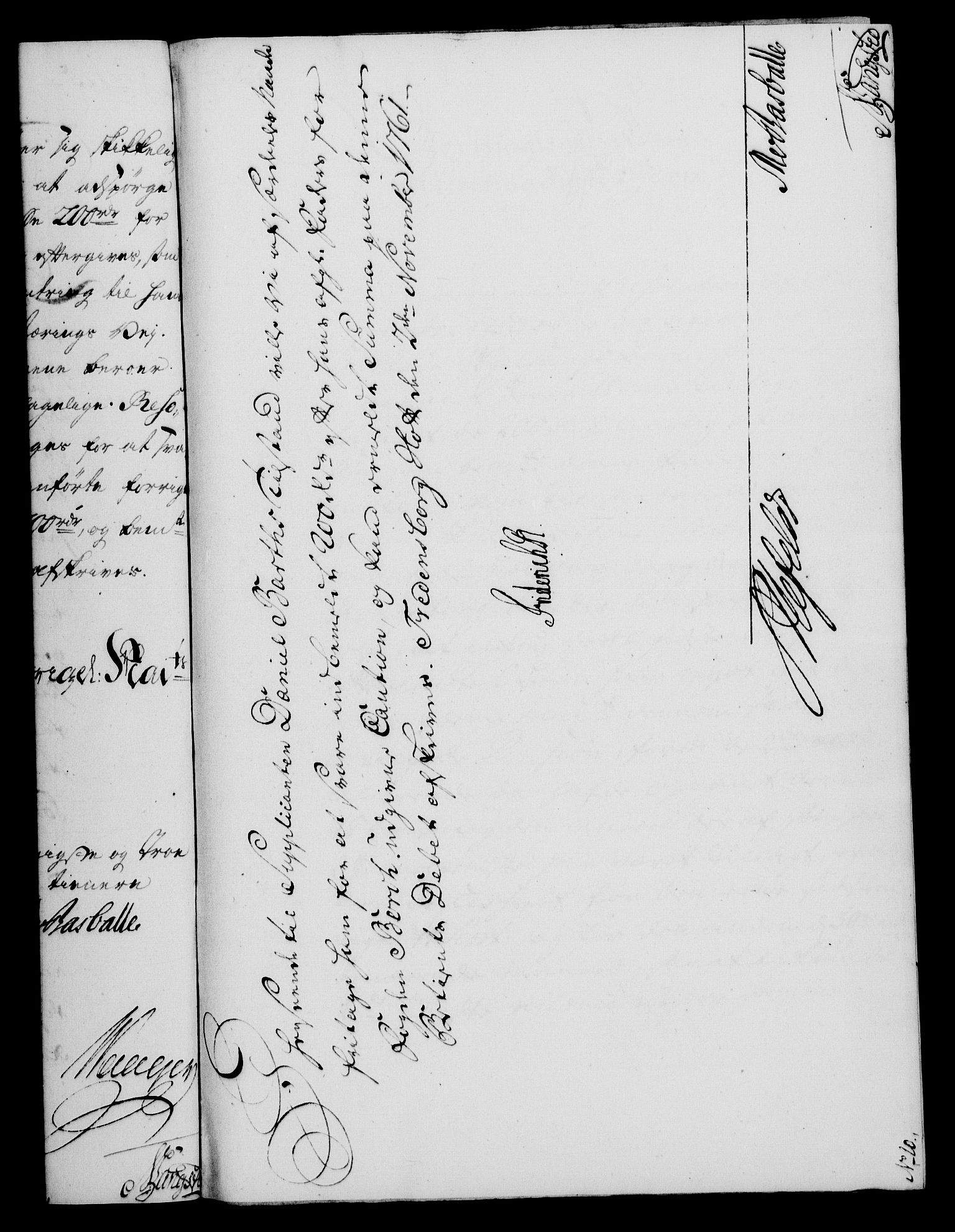 Rentekammeret, Kammerkanselliet, RA/EA-3111/G/Gf/Gfa/L0043: Norsk relasjons- og resolusjonsprotokoll (merket RK 52.43), 1761, s. 468