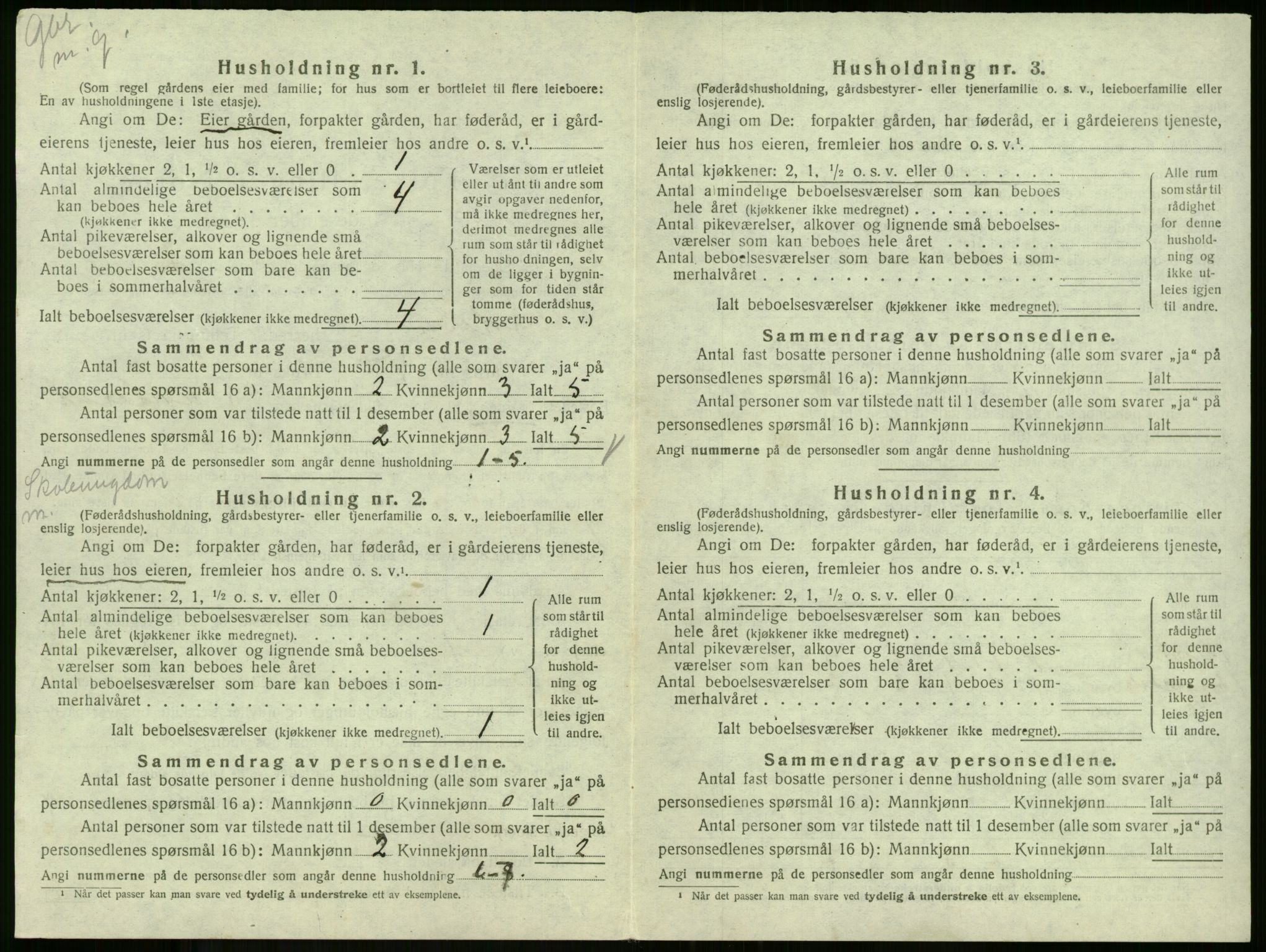 SAKO, Folketelling 1920 for 0719 Andebu herred, 1920, s. 412