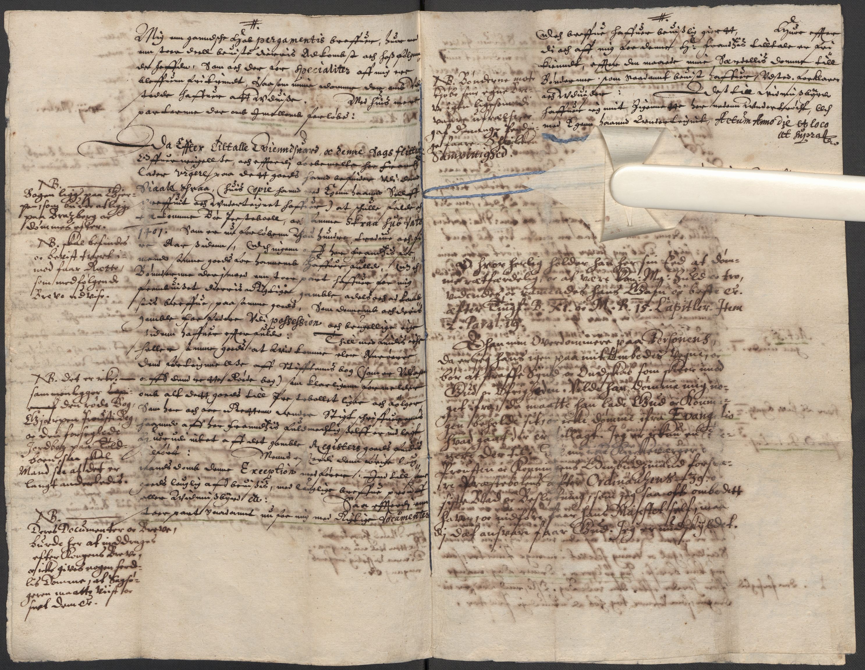 Riksarkivets diplomsamling, AV/RA-EA-5965/F15/L0027: Prestearkiv - Telemark, 1587-1738, s. 69
