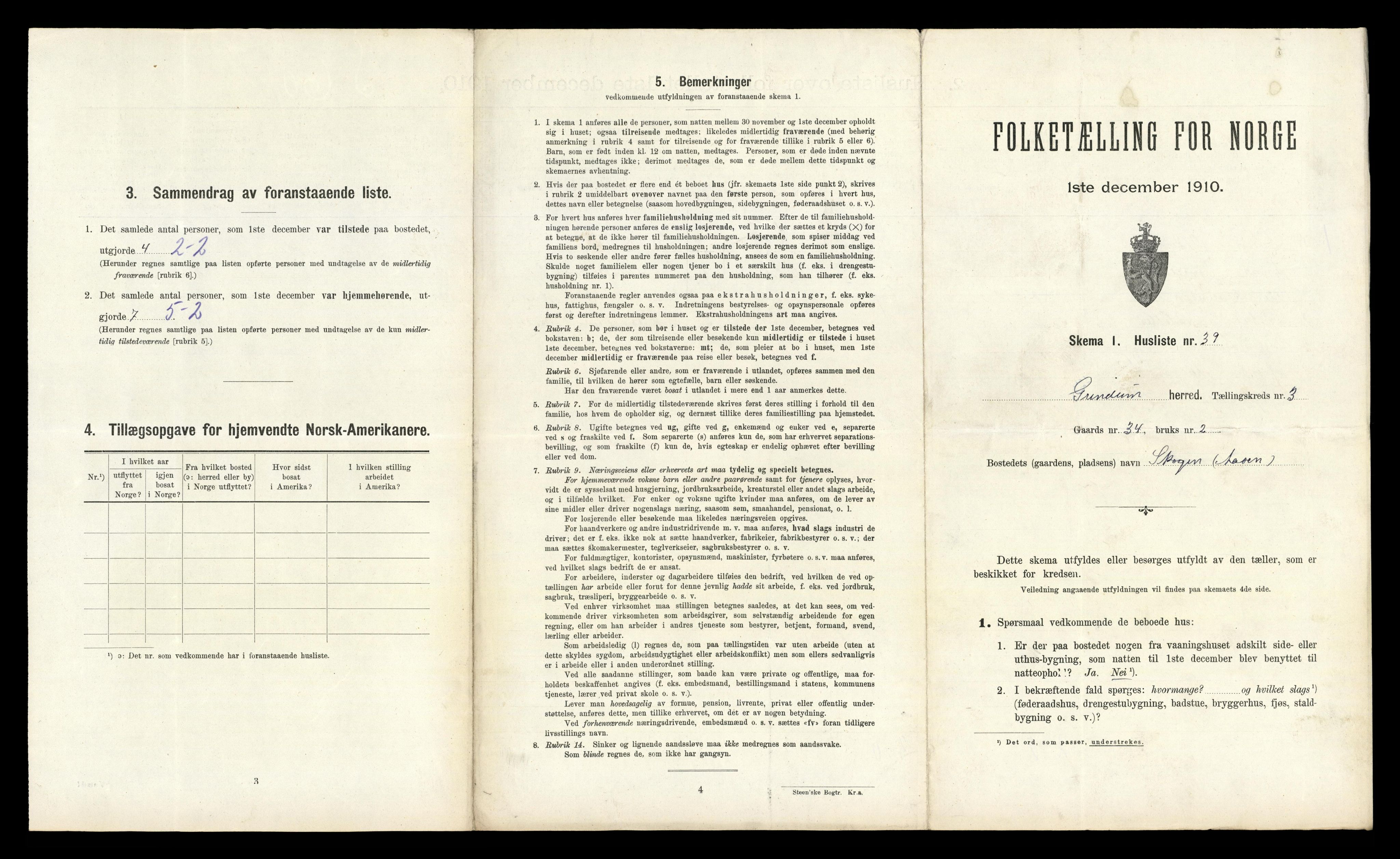 RA, Folketelling 1910 for 1025 Grindheim herred, 1910, s. 225