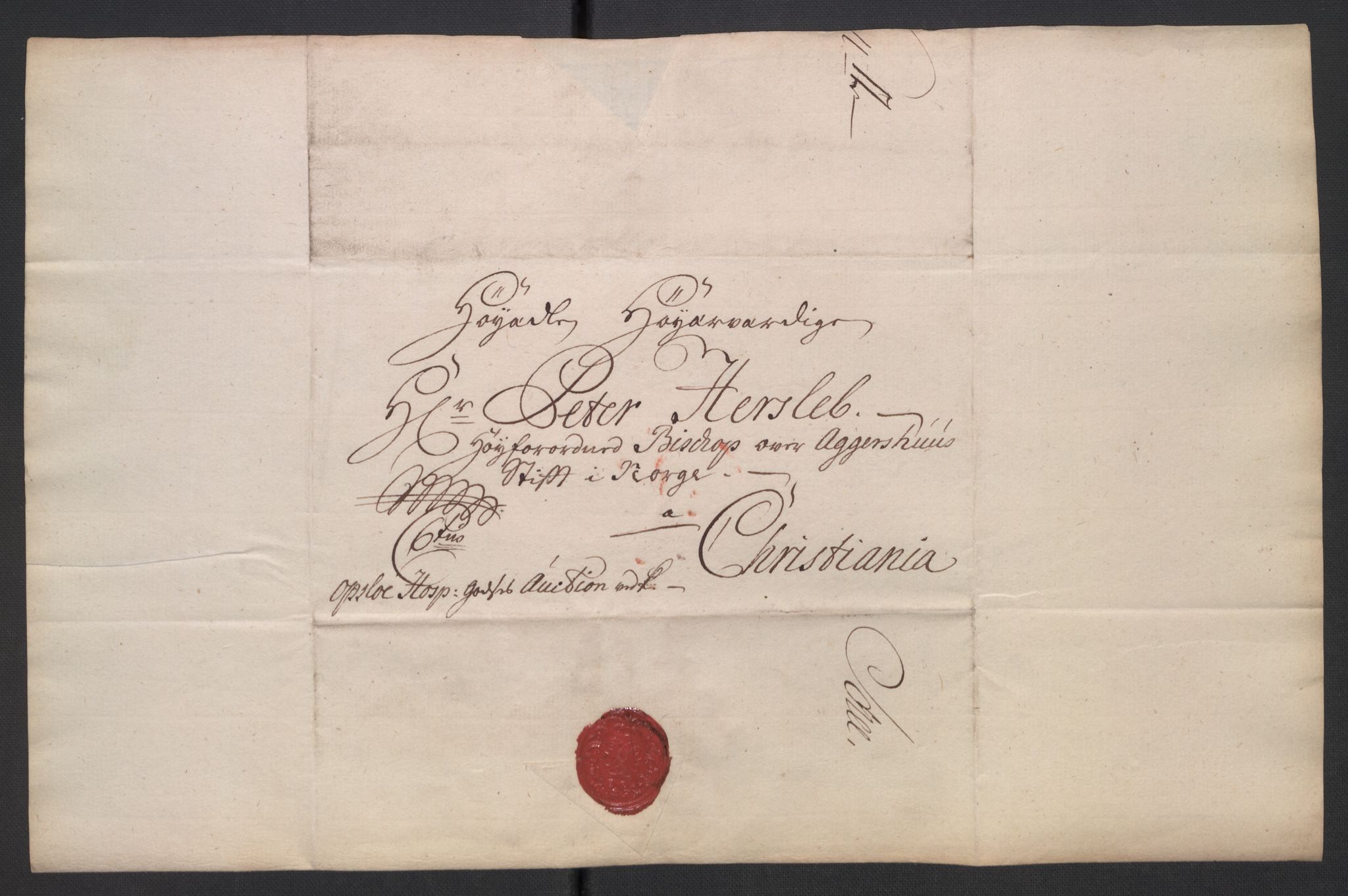 Oslo stiftsdireksjon, AV/SAO-A-11085/K/Kb/L0003/0004: Oslo Hospital / Auksjoner over Hospitalets eiendommer: Korrespondanse, 1735-1736, s. 21