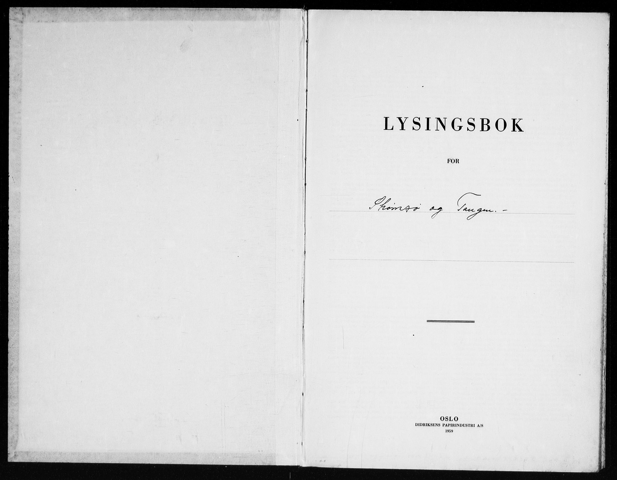 Strømsø kirkebøker, SAKO/A-246/H/Ha/L0022: Lysningsprotokoll nr. 22, 1963-1971
