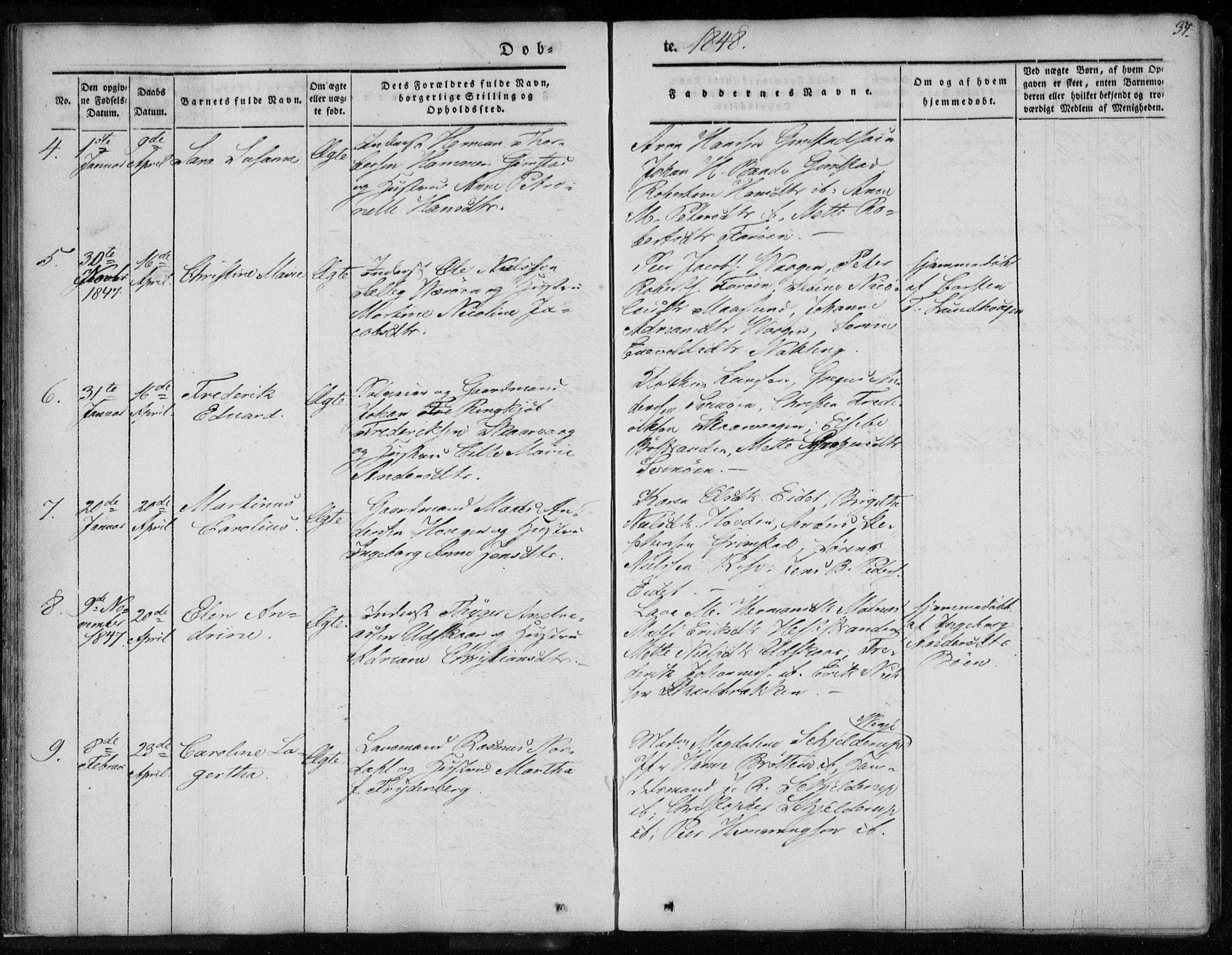 Ministerialprotokoller, klokkerbøker og fødselsregistre - Nordland, AV/SAT-A-1459/891/L1299: Ministerialbok nr. 891A04, 1841-1856, s. 37