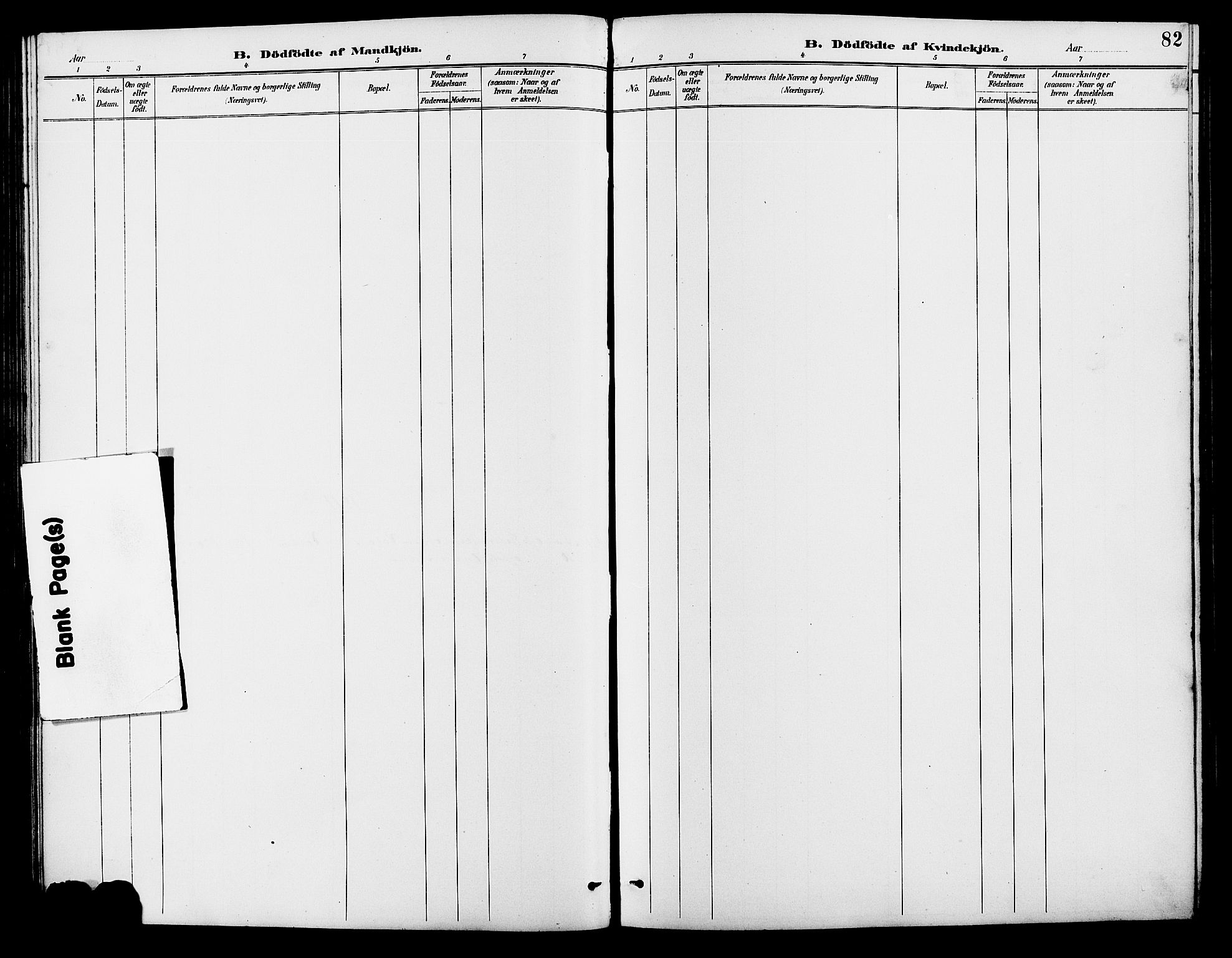 Holum sokneprestkontor, SAK/1111-0022/F/Fb/Fba/L0005: Klokkerbok nr. B 5, 1891-1909, s. 82