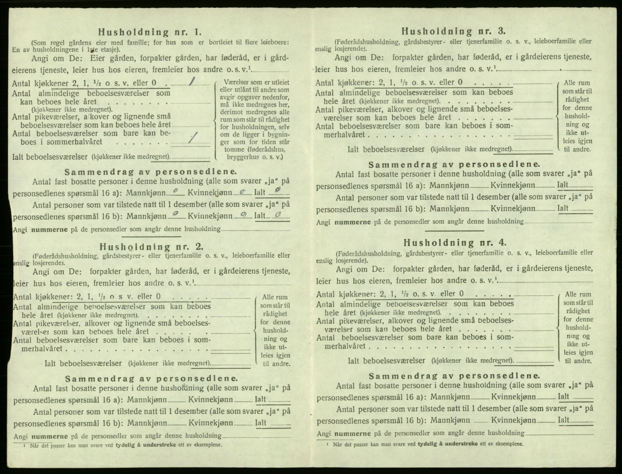 SAB, Folketelling 1920 for 1238 Kvam herred, 1920, s. 131