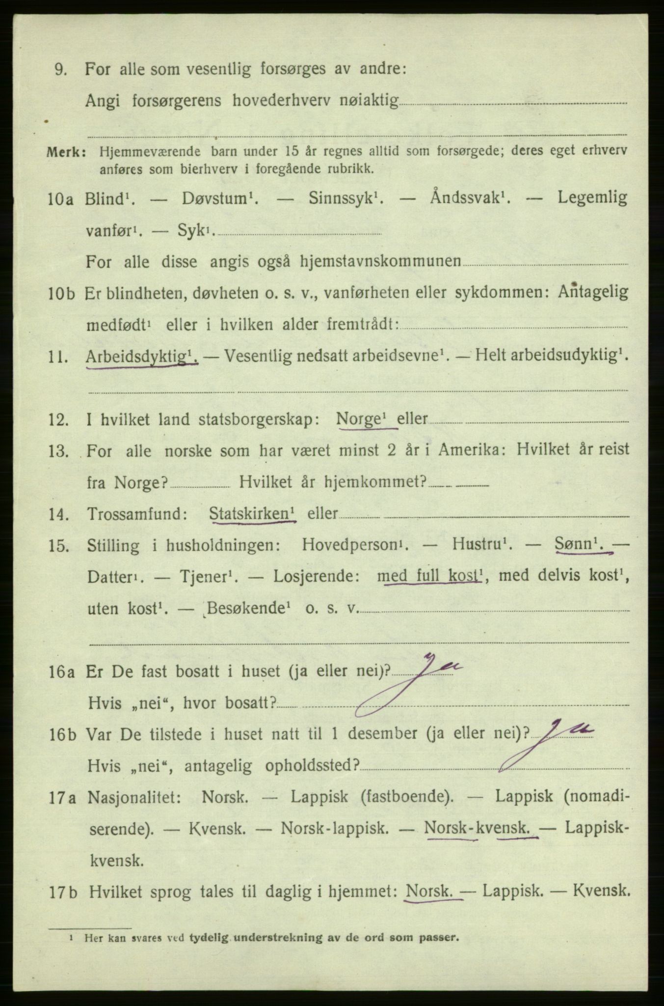 SATØ, Folketelling 1920 for 2018 Måsøy herred, 1920, s. 2605