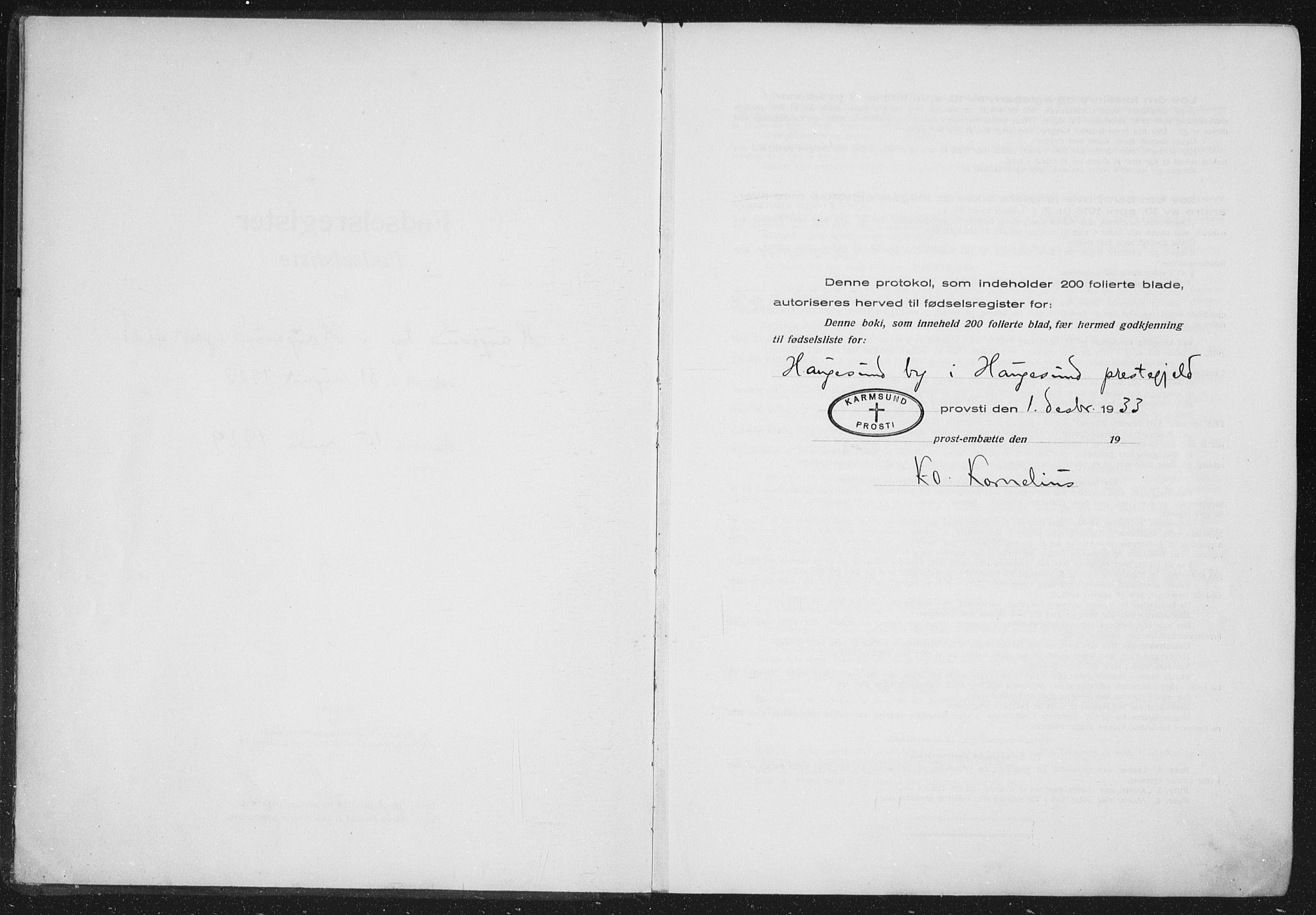 Haugesund sokneprestkontor, AV/SAST-A -101863/I/Id/L0005: Fødselsregister nr. 3, 1923-1929