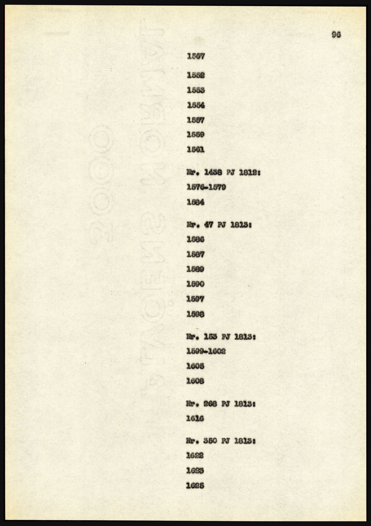 Riksarkivet, Seksjon for eldre arkiv og spesialsamlinger, AV/RA-EA-6797/H/Ha, 1953, s. 96