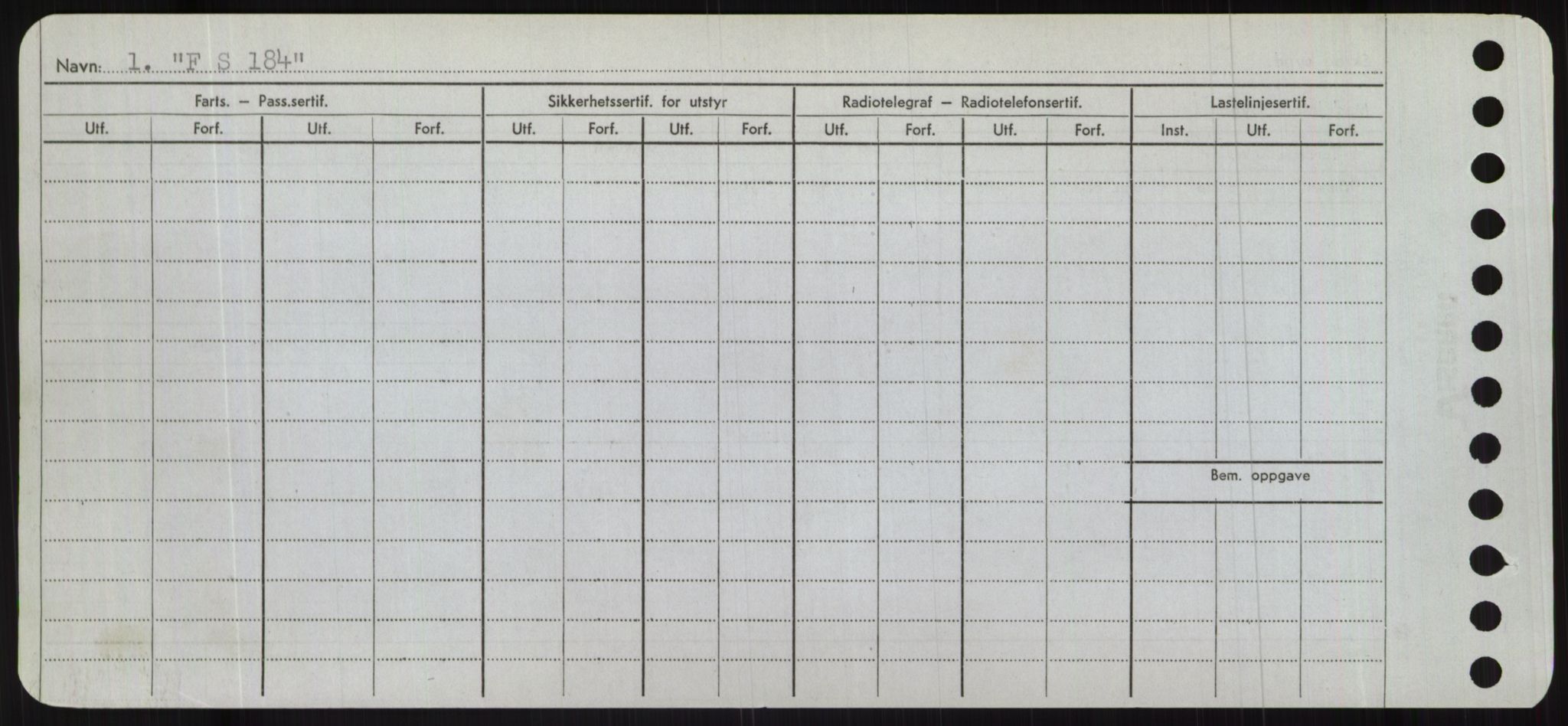 Sjøfartsdirektoratet med forløpere, Skipsmålingen, AV/RA-S-1627/H/Hc/L0001: Lektere, A-Y, s. 158