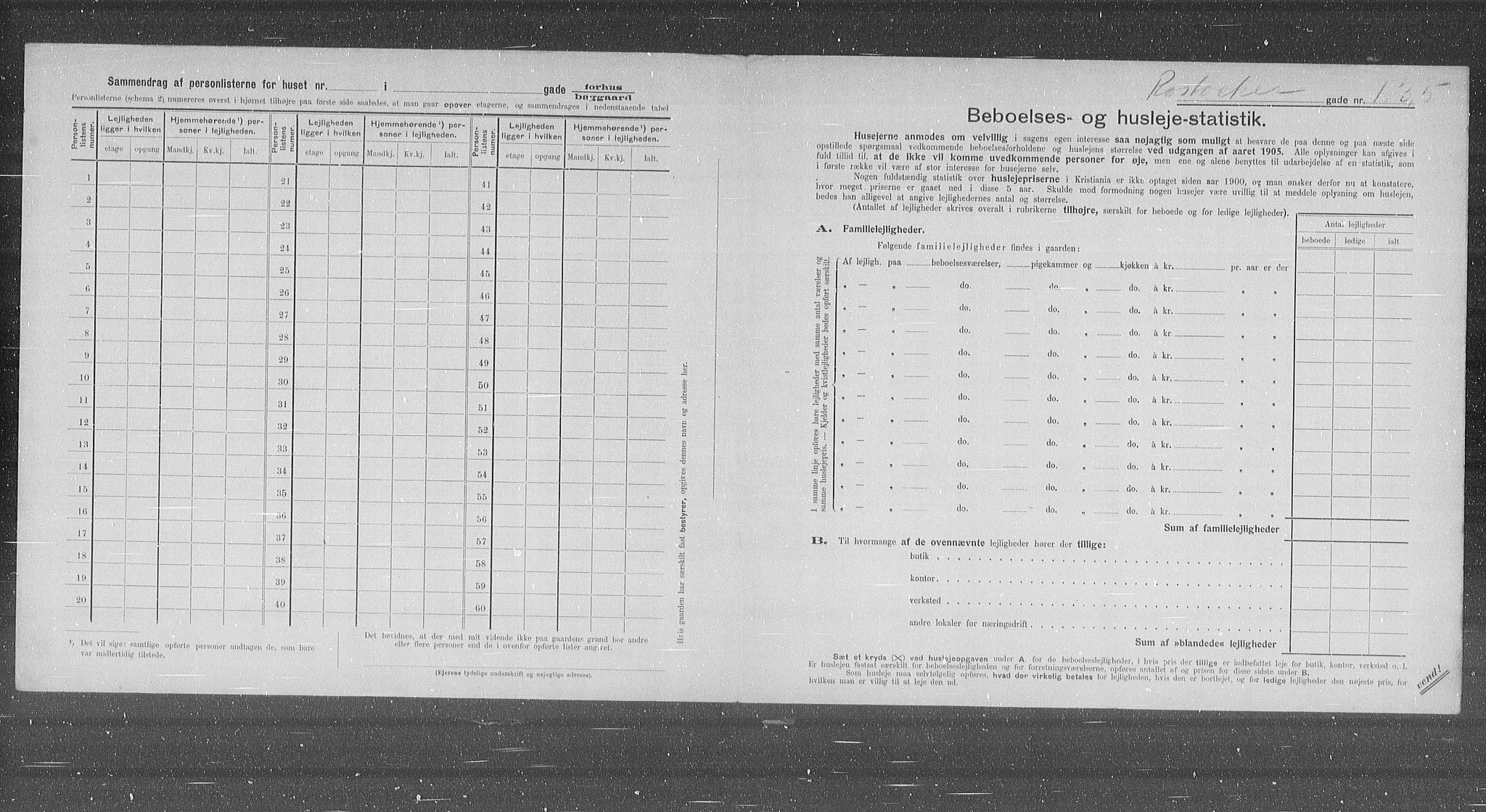 OBA, Kommunal folketelling 31.12.1905 for Kristiania kjøpstad, 1905, s. 44563