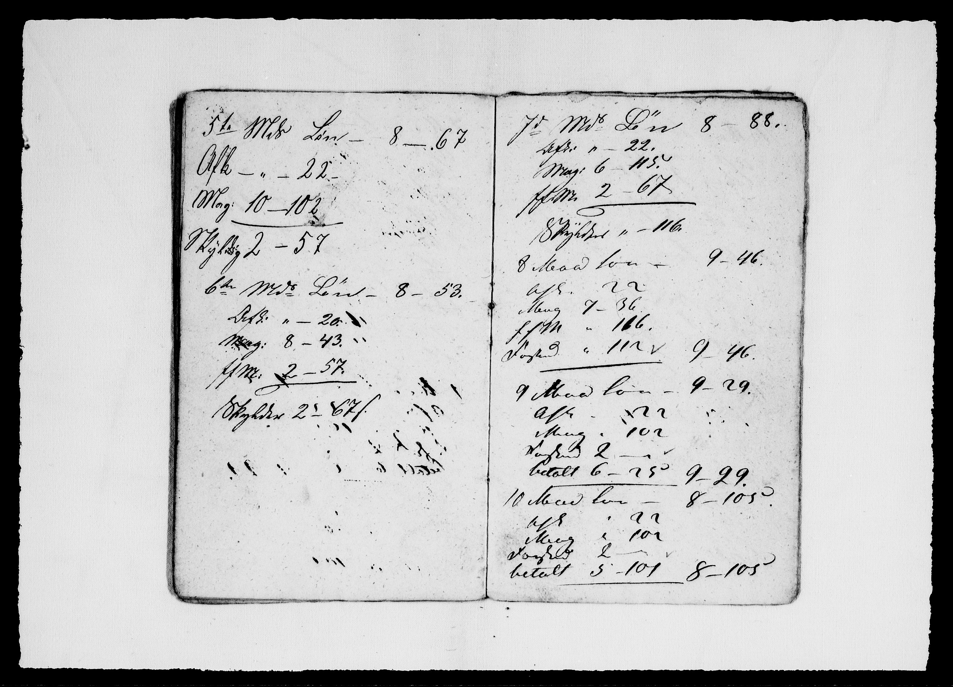 Modums Blaafarveværk, AV/RA-PA-0157/G/Gd/Gdd/L0298/0001: -- / Lønnebøker for arbeiderne(kontrabøker), 1840-1841, s. 13