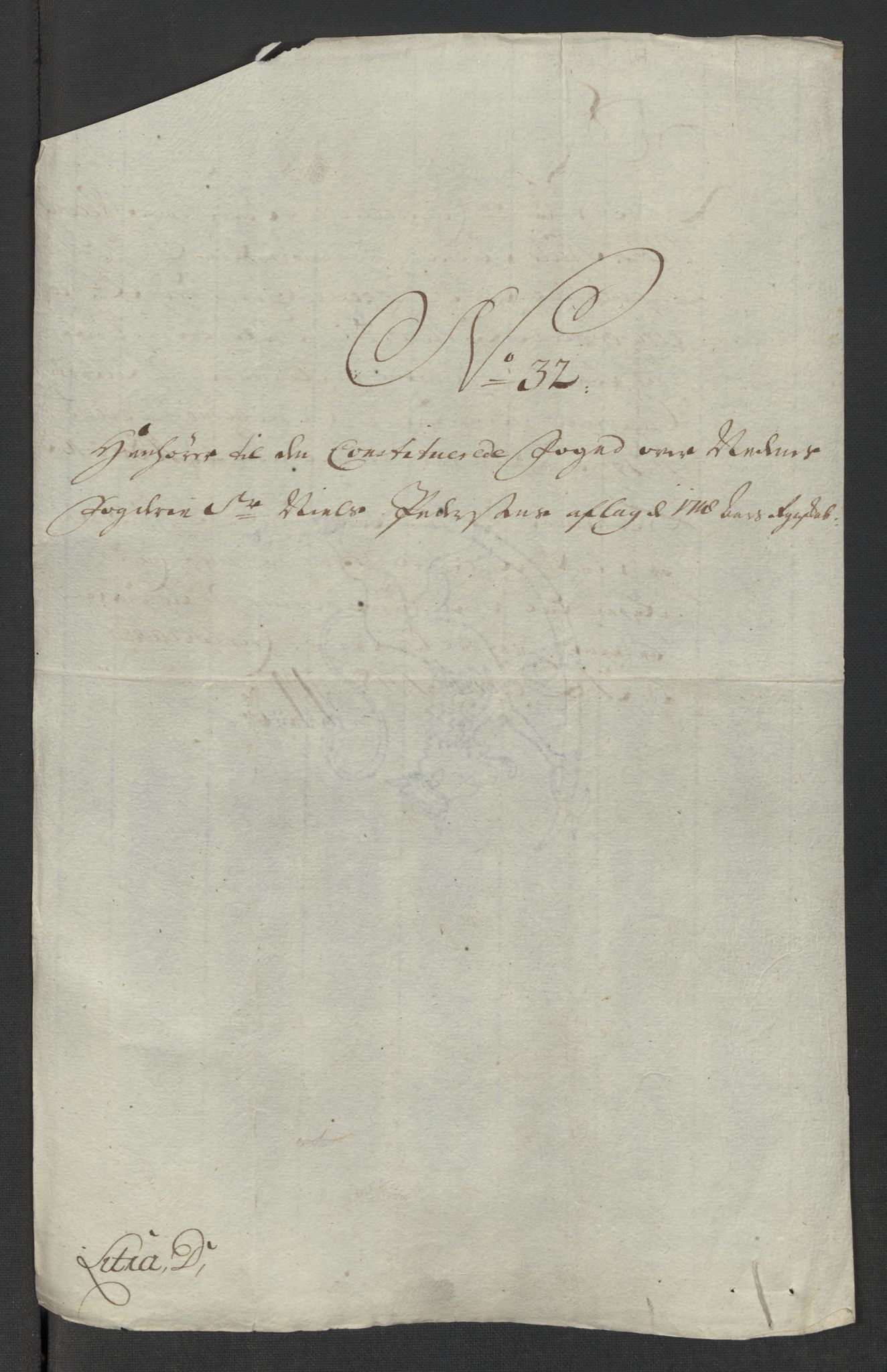 Rentekammeret inntil 1814, Reviderte regnskaper, Fogderegnskap, AV/RA-EA-4092/R39/L2327: Fogderegnskap Nedenes, 1718, s. 271