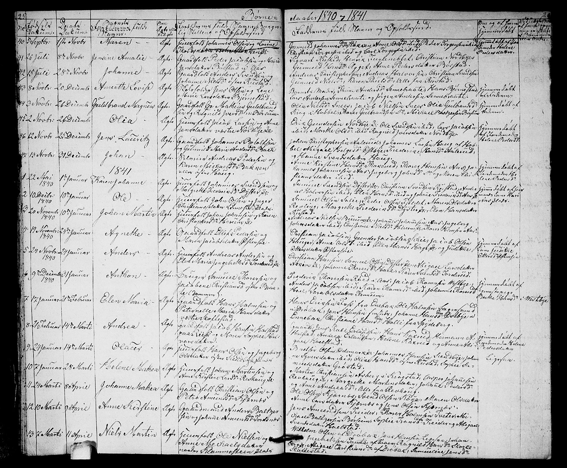 Ås prestekontor Kirkebøker, AV/SAO-A-10894/G/Ga/L0003: Klokkerbok nr. I 3, 1836-1843, s. 25-26