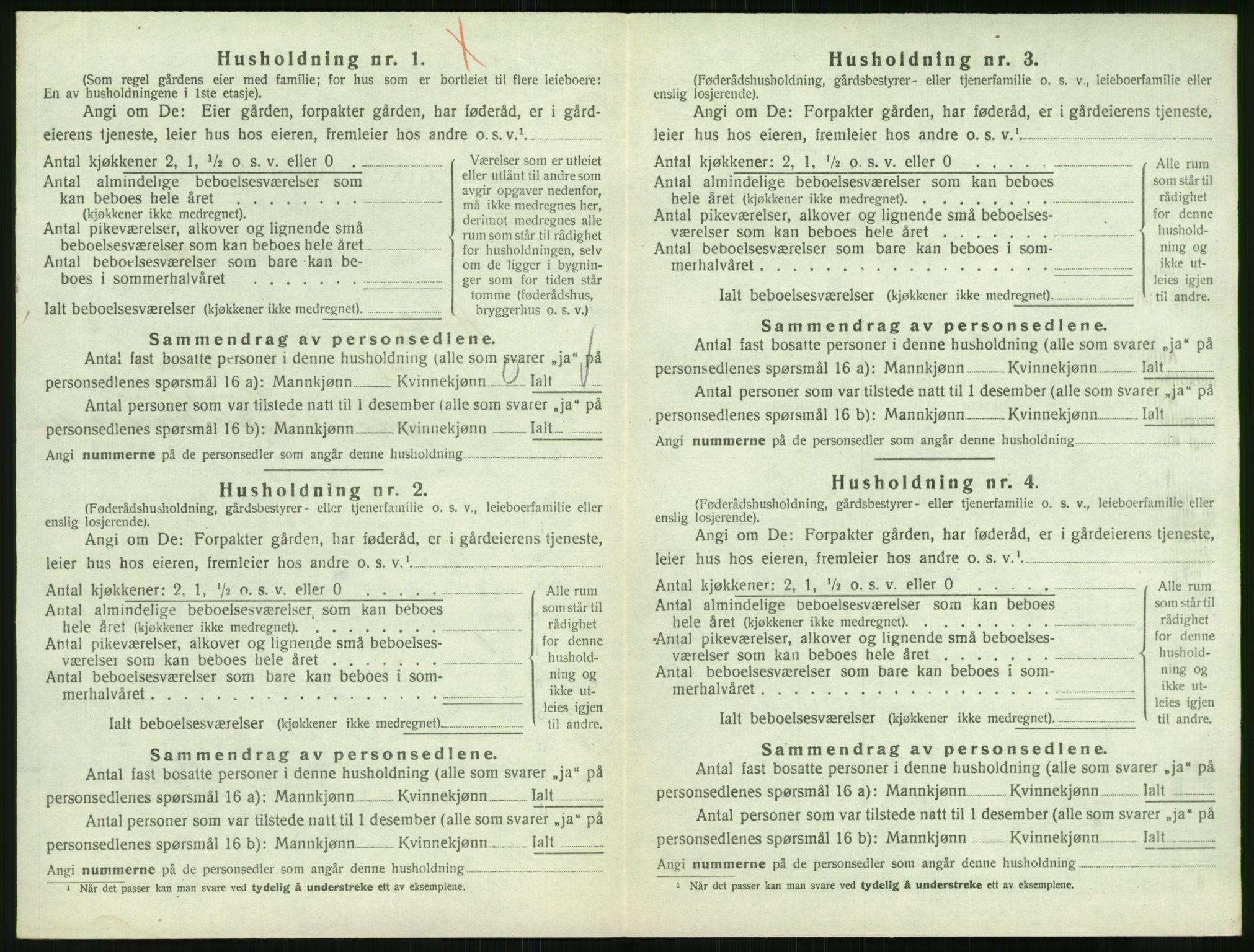 SAK, Folketelling 1920 for 0927 Høvåg herred, 1920, s. 655