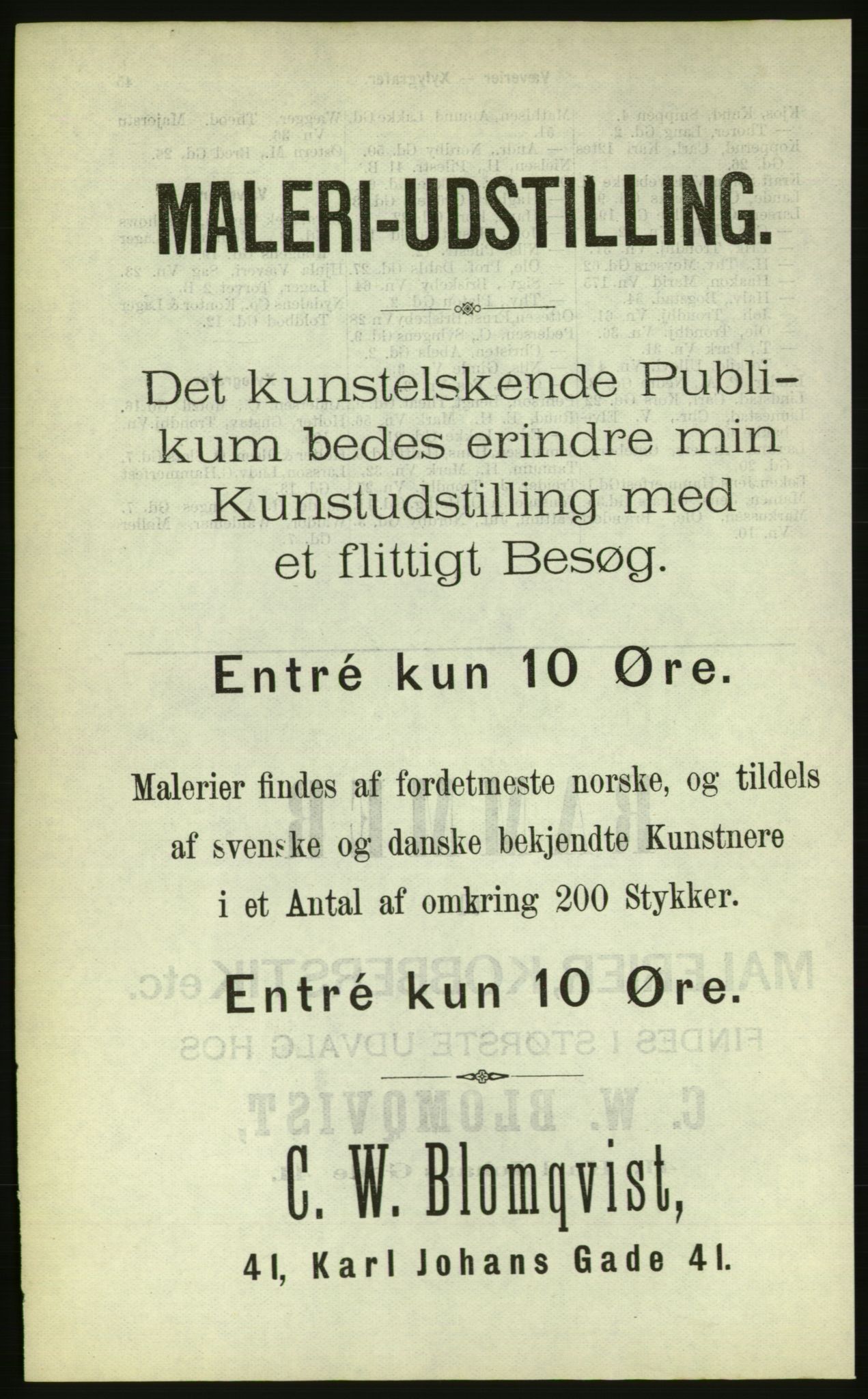 Kristiania/Oslo adressebok, PUBL/-, 1884