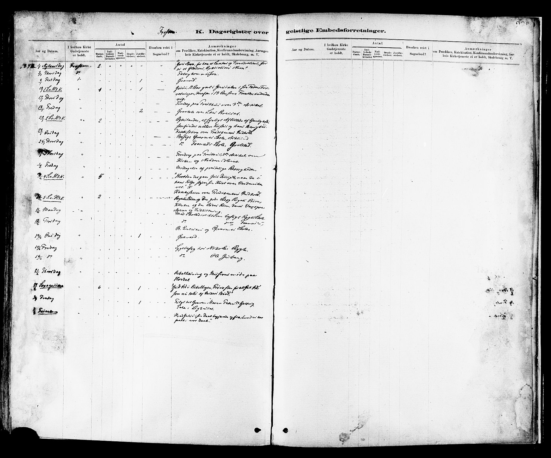 Ministerialprotokoller, klokkerbøker og fødselsregistre - Nord-Trøndelag, AV/SAT-A-1458/713/L0120: Ministerialbok nr. 713A09, 1878-1887, s. 288