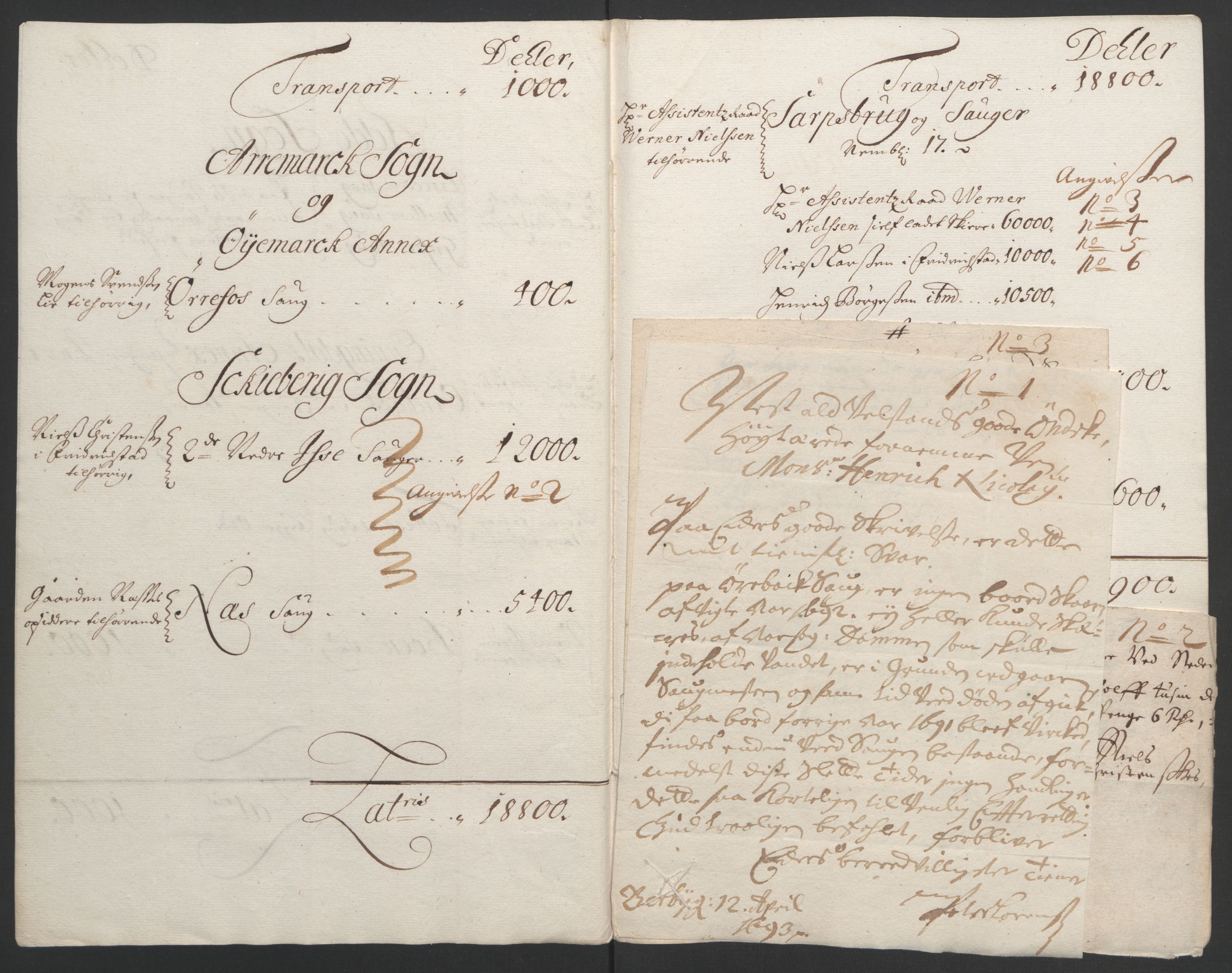 Rentekammeret inntil 1814, Reviderte regnskaper, Fogderegnskap, RA/EA-4092/R01/L0011: Fogderegnskap Idd og Marker, 1692-1693, s. 91