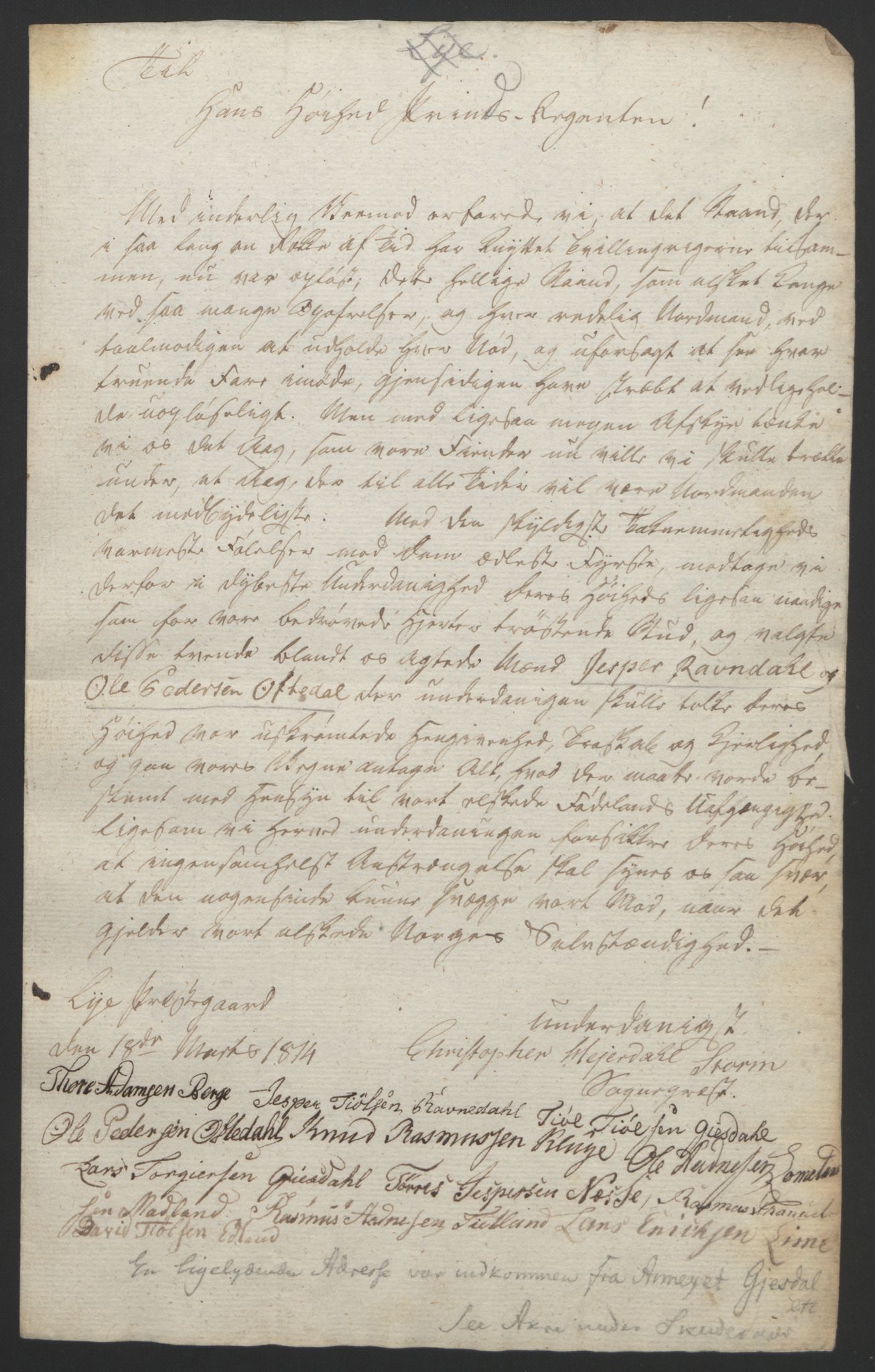 Statsrådssekretariatet, AV/RA-S-1001/D/Db/L0008: Fullmakter for Eidsvollsrepresentantene i 1814. , 1814, s. 235