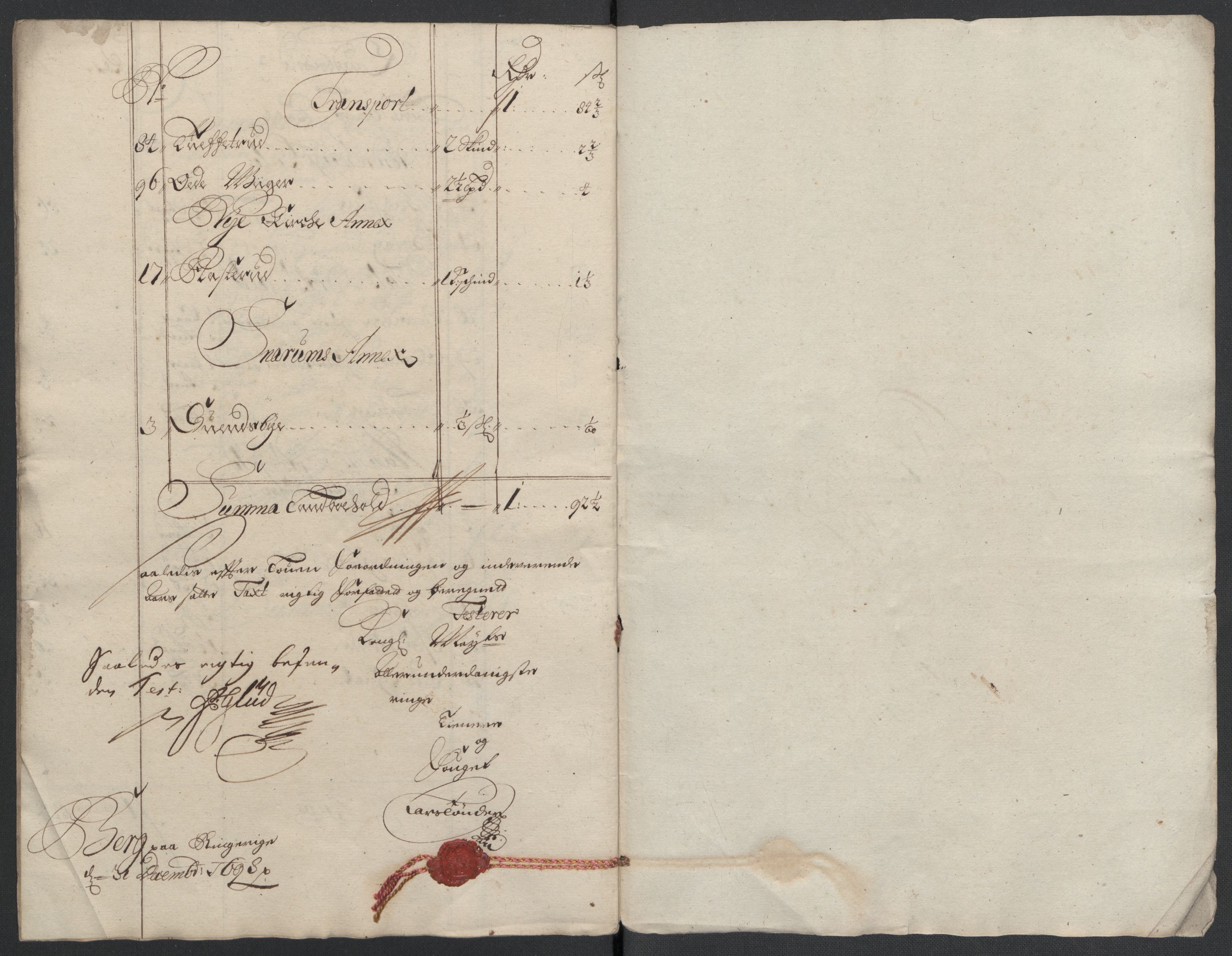 Rentekammeret inntil 1814, Reviderte regnskaper, Fogderegnskap, AV/RA-EA-4092/R22/L1455: Fogderegnskap Ringerike, Hallingdal og Buskerud, 1698, s. 20