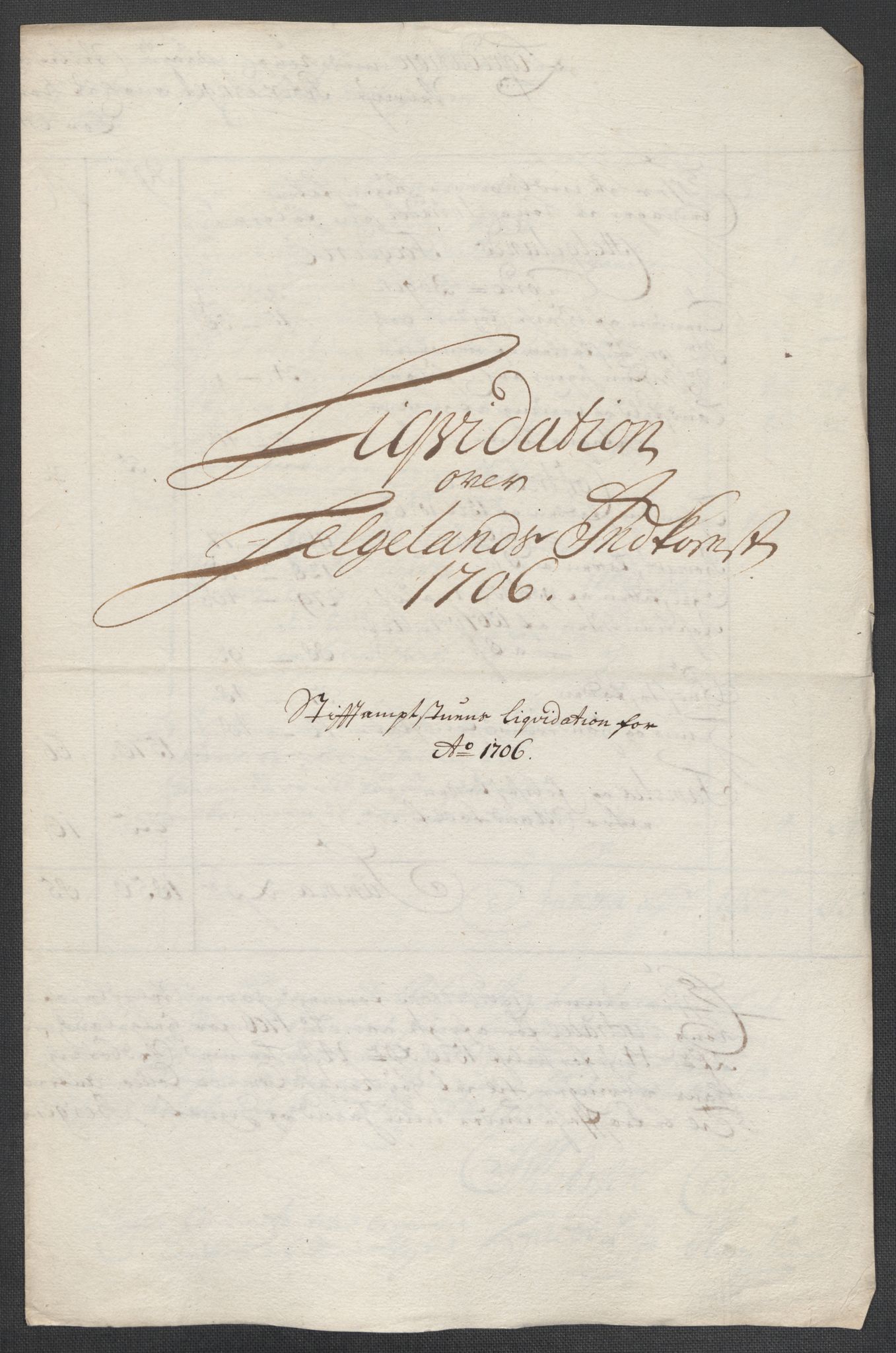 Rentekammeret inntil 1814, Reviderte regnskaper, Fogderegnskap, AV/RA-EA-4092/R65/L4509: Fogderegnskap Helgeland, 1706-1707, s. 310