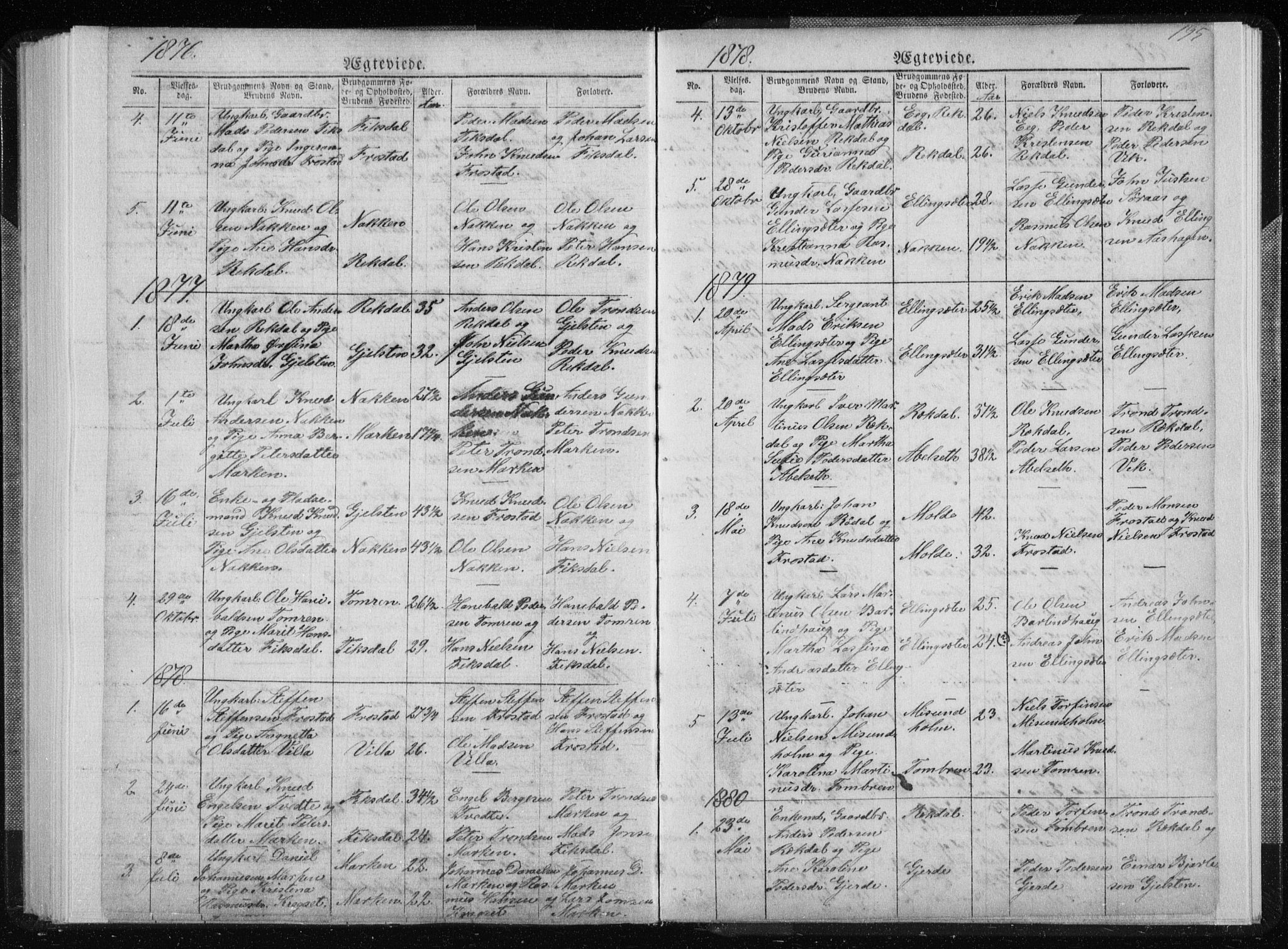 Ministerialprotokoller, klokkerbøker og fødselsregistre - Møre og Romsdal, SAT/A-1454/540/L0541: Klokkerbok nr. 540C01, 1867-1920, s. 195