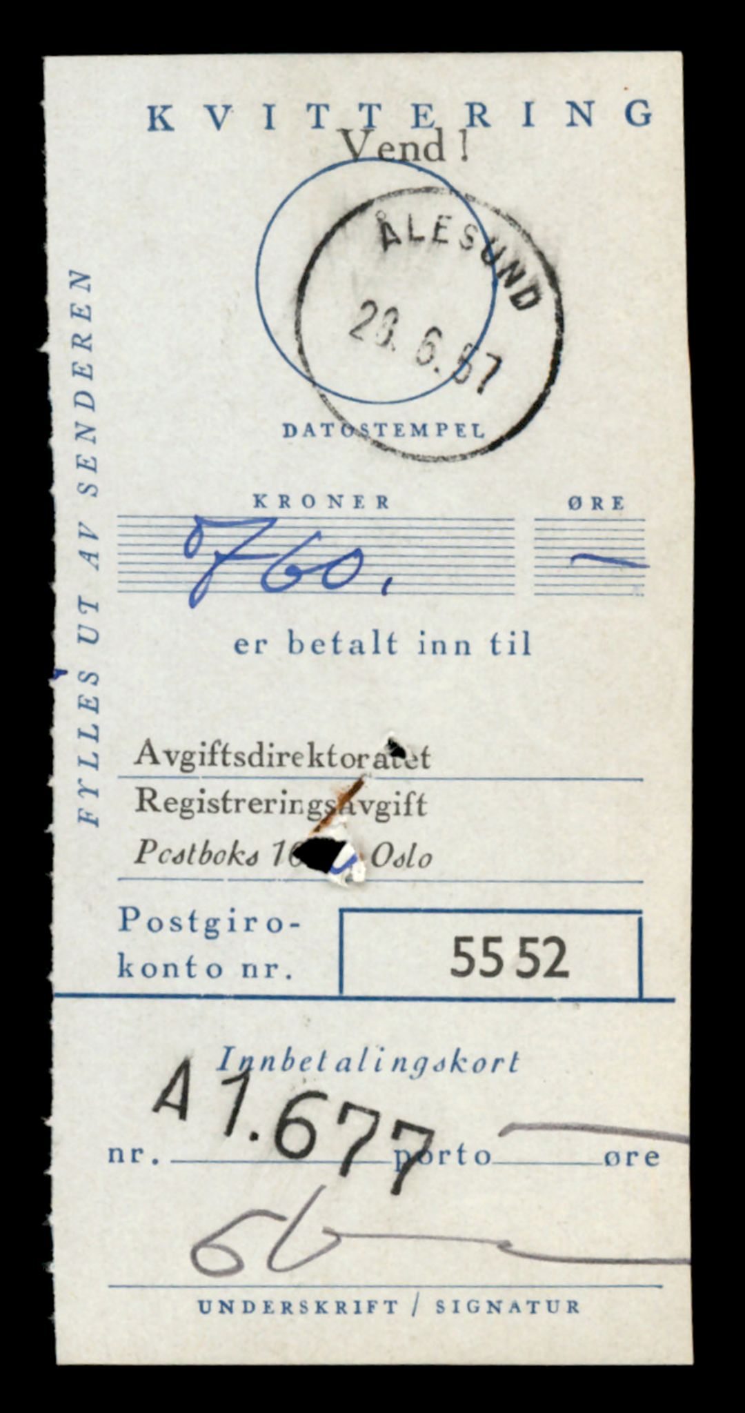 Møre og Romsdal vegkontor - Ålesund trafikkstasjon, AV/SAT-A-4099/F/Fe/L0047: Registreringskort for kjøretøy T 14580 - T 14720, 1927-1998, s. 73