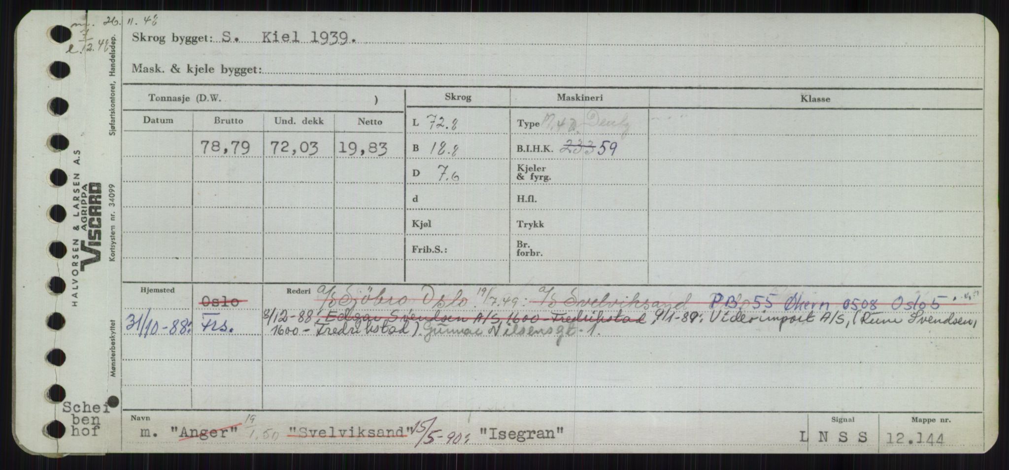Sjøfartsdirektoratet med forløpere, Skipsmålingen, AV/RA-S-1627/H/Ha/L0003/0001: Fartøy, Hilm-Mar / Fartøy, Hilm-Kol, s. 375