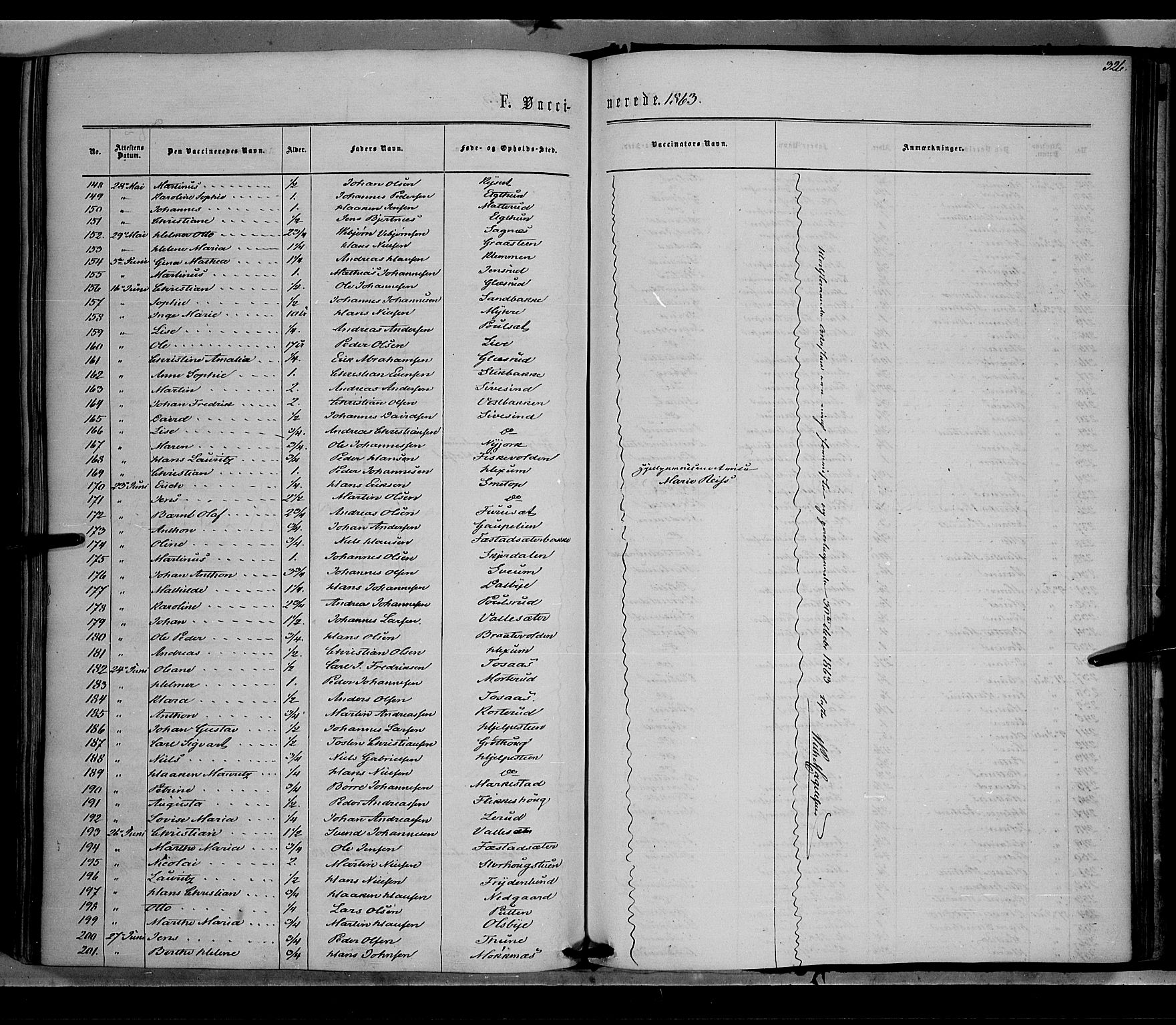 Vestre Toten prestekontor, SAH/PREST-108/H/Ha/Haa/L0007: Ministerialbok nr. 7, 1862-1869, s. 326